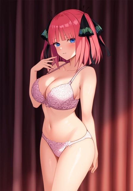 ツンデレデレ毒舌ちょろピンク髪巨乳少女ver5 - サンプル画像 1