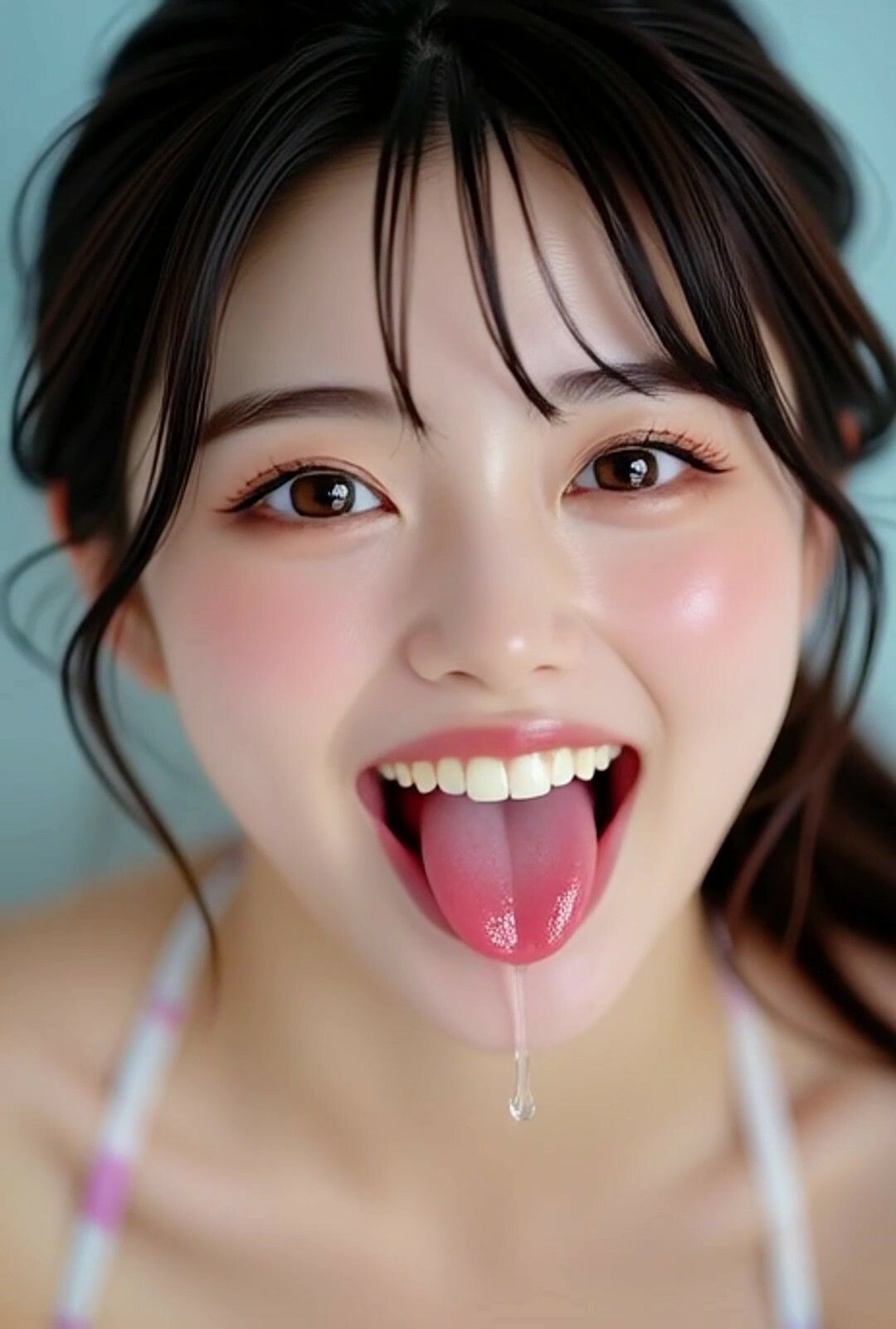 舌フェチグラビア - サンプル画像 4