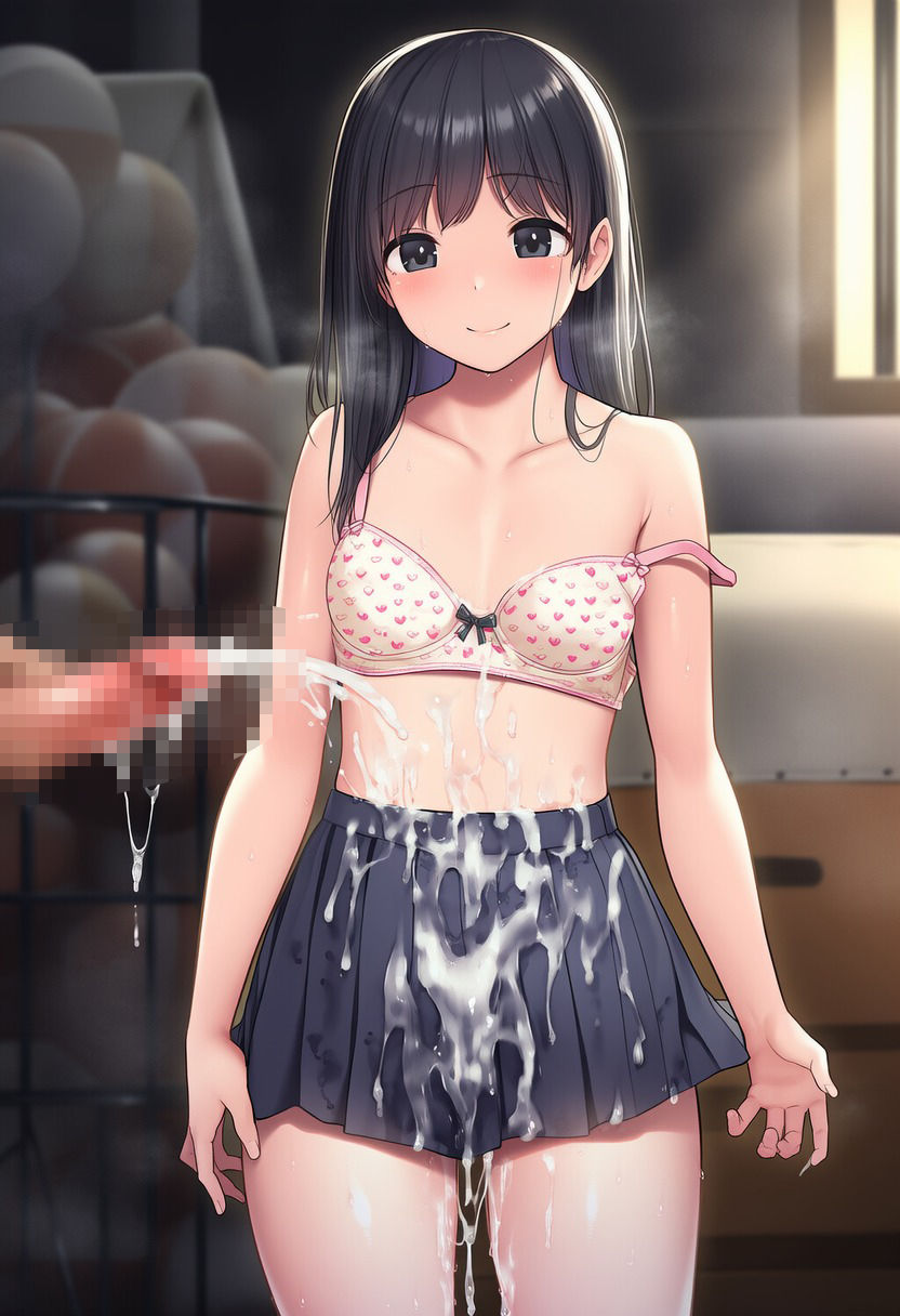 スカートにぶっかけ 2（500枚分） - サンプル画像 2