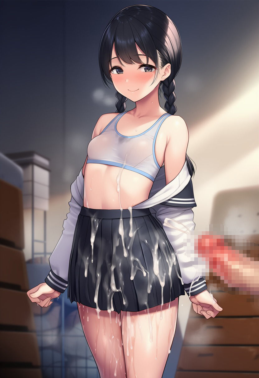 スカートにぶっかけ 2（500枚分） - サンプル画像 7