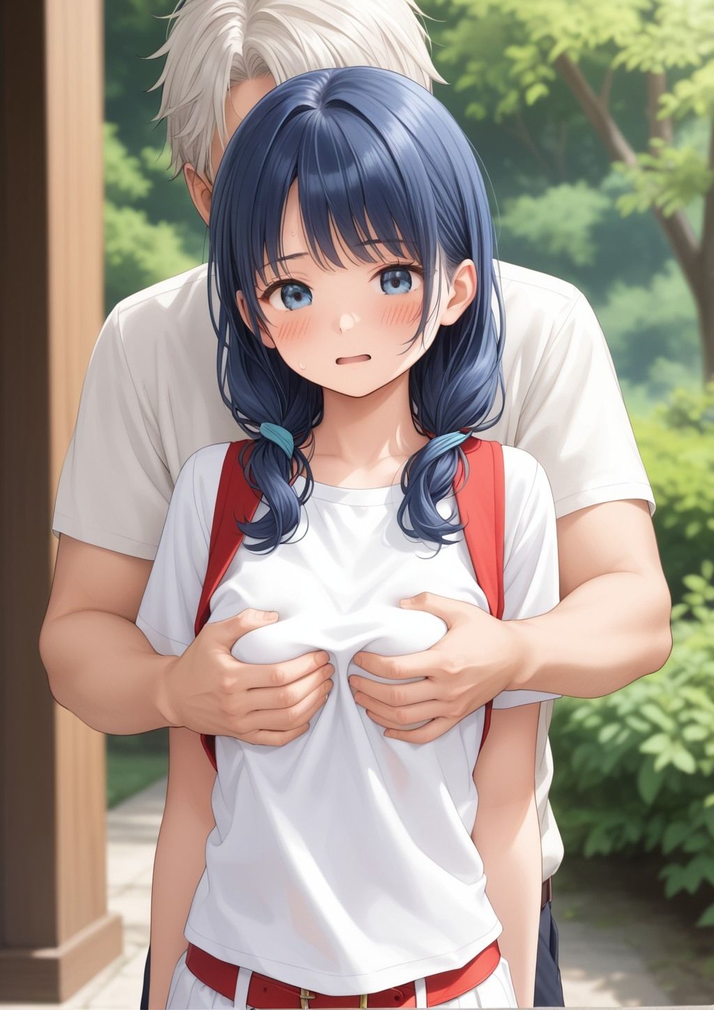 ちょっと服の上から胸を触らせてもらえませんか？ - サンプル画像 8