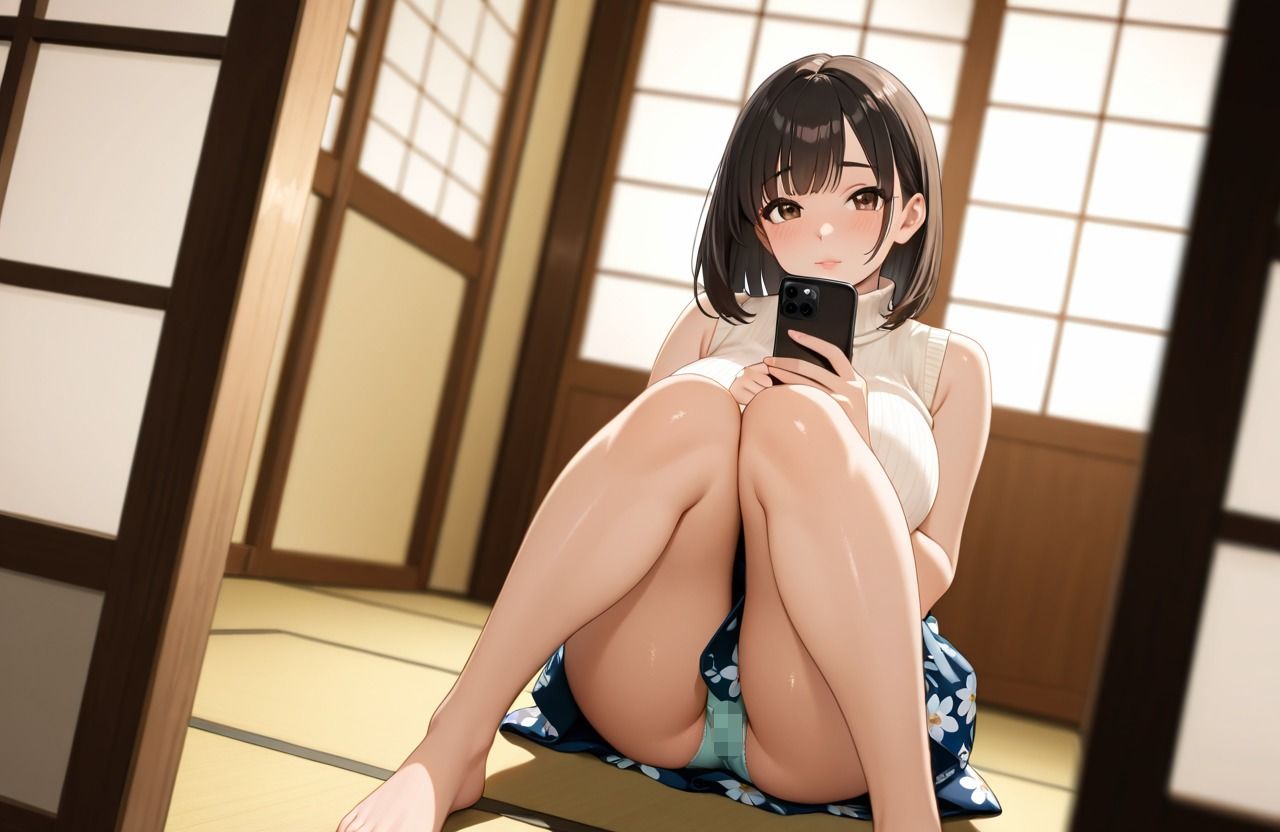 育性女子  どき（ハート）どき（ハート）みえてる体育座り  編 - サンプル画像 1