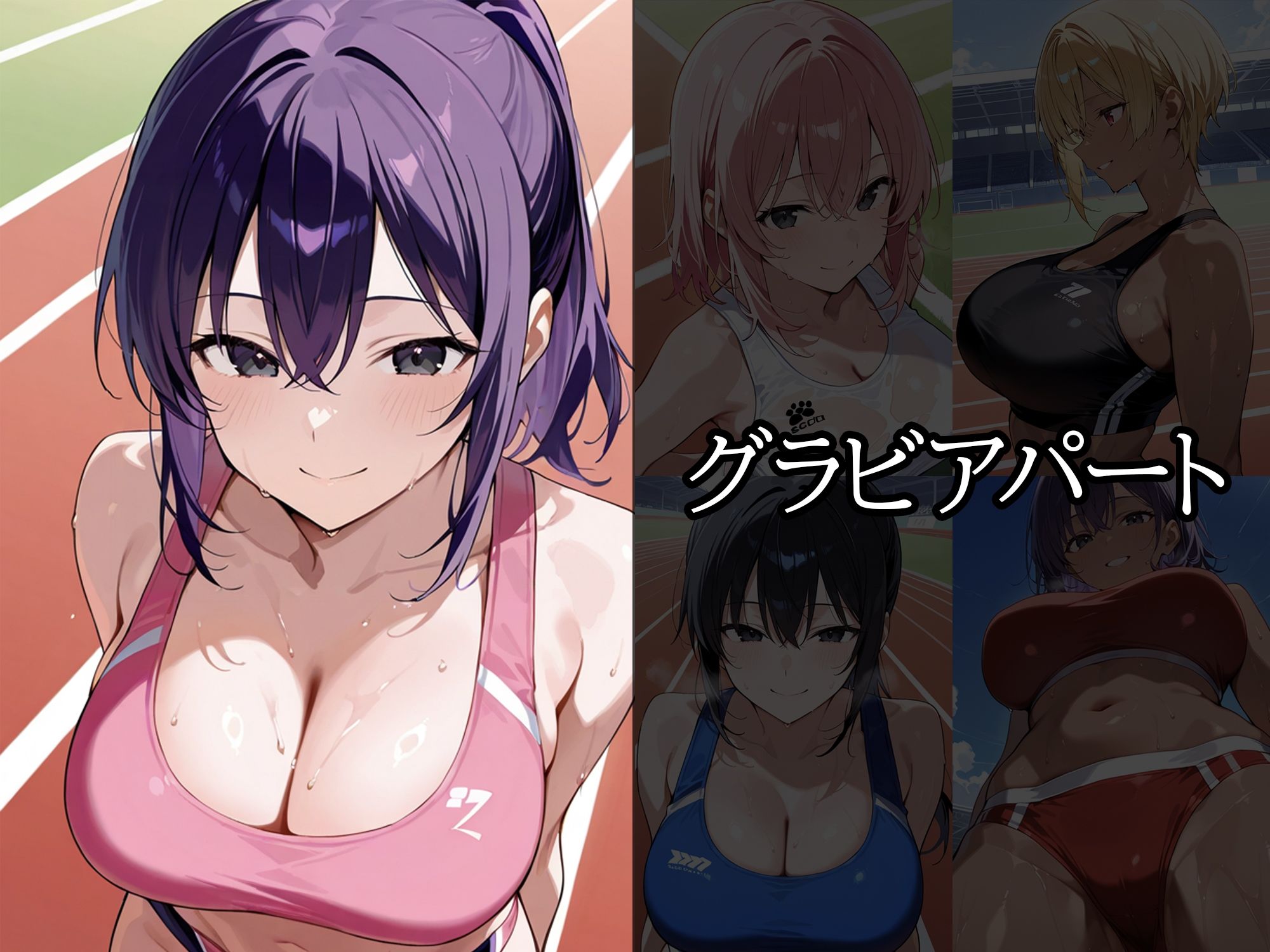 【セリフ入有】陸上女子  秘密の特訓 - サンプル画像 2