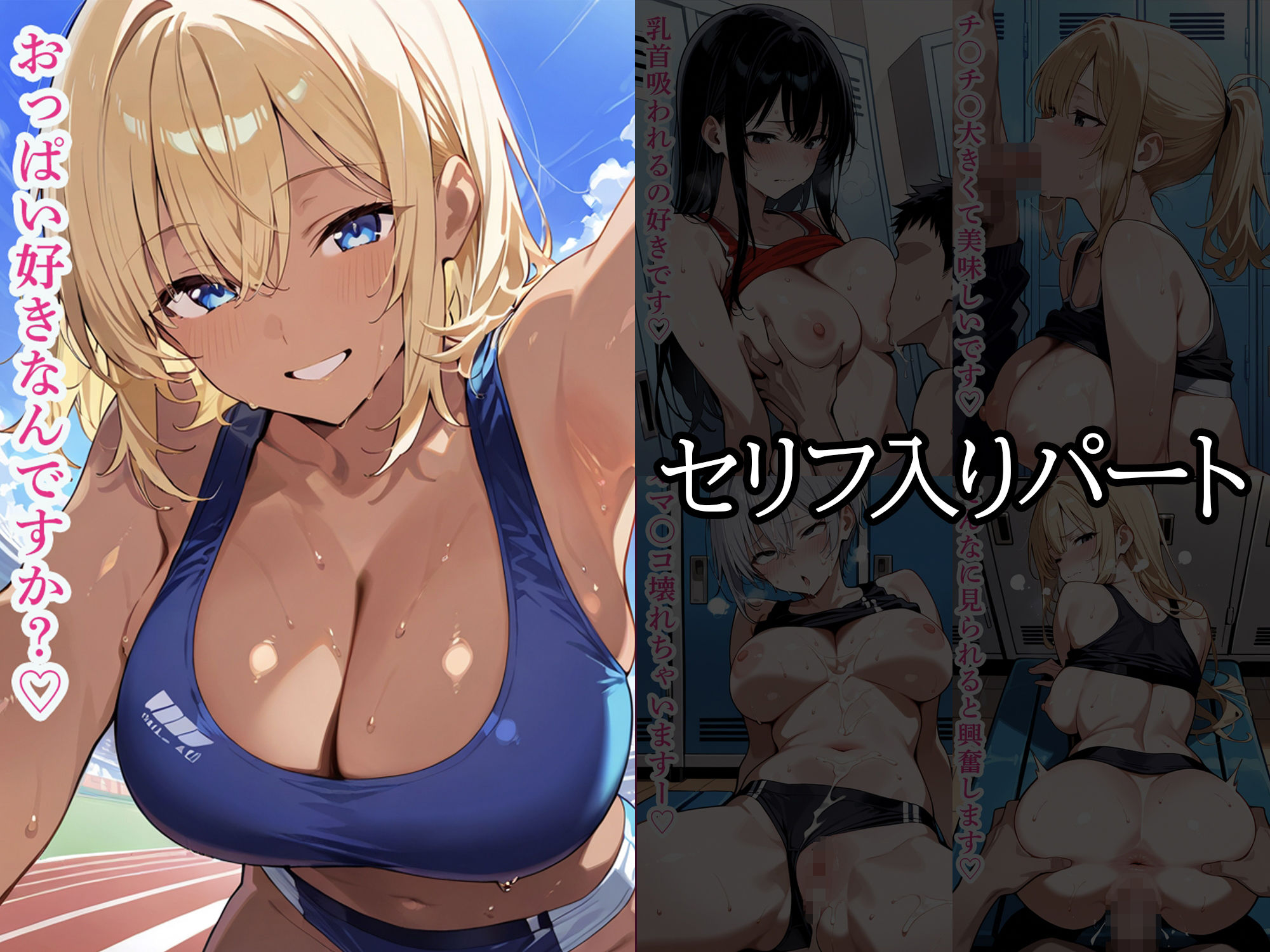 【セリフ入有】陸上女子  秘密の特訓 - サンプル画像 9