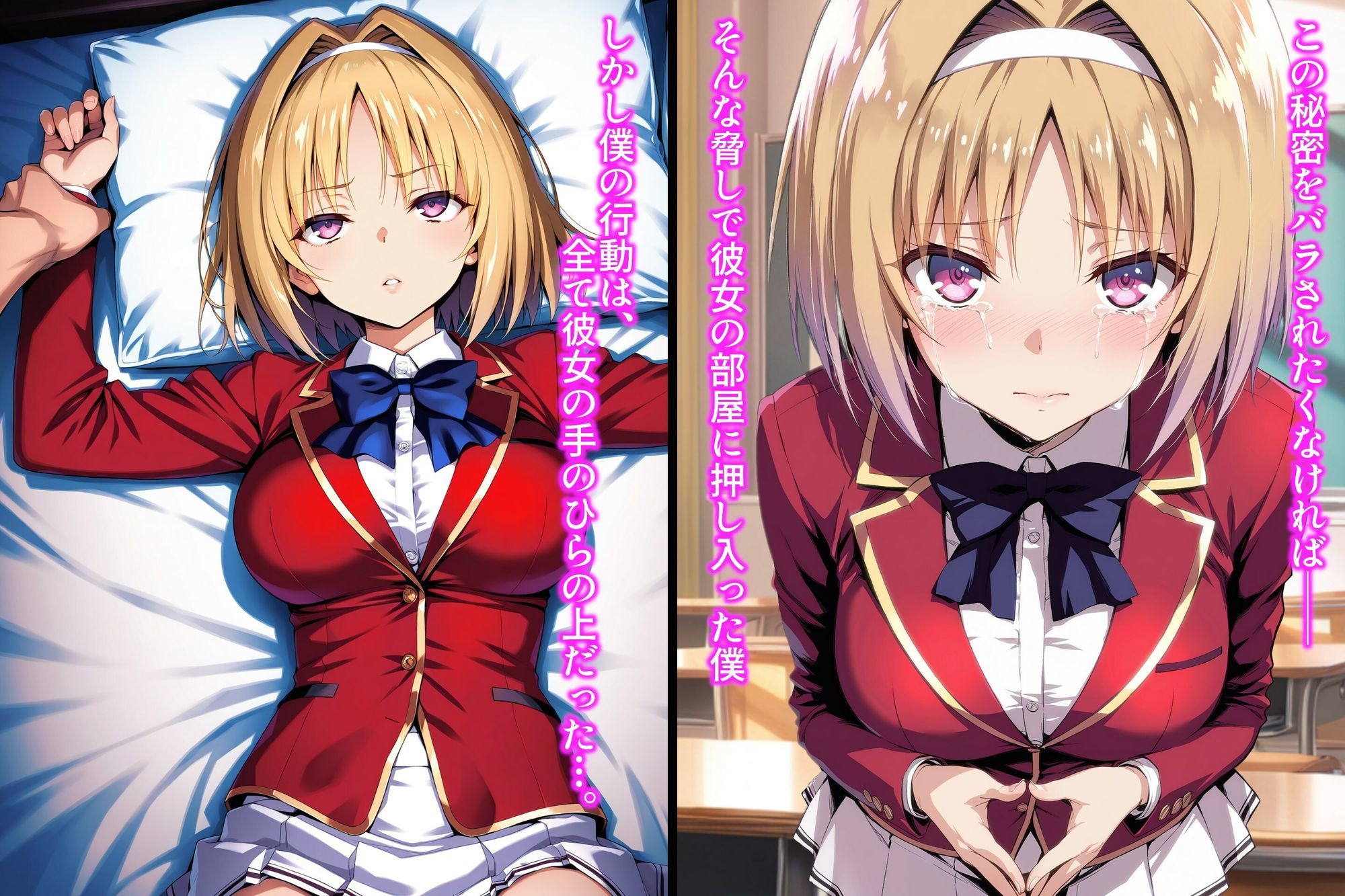 クラスの天使を脅そうとしたら悪魔だった - サンプル画像 2