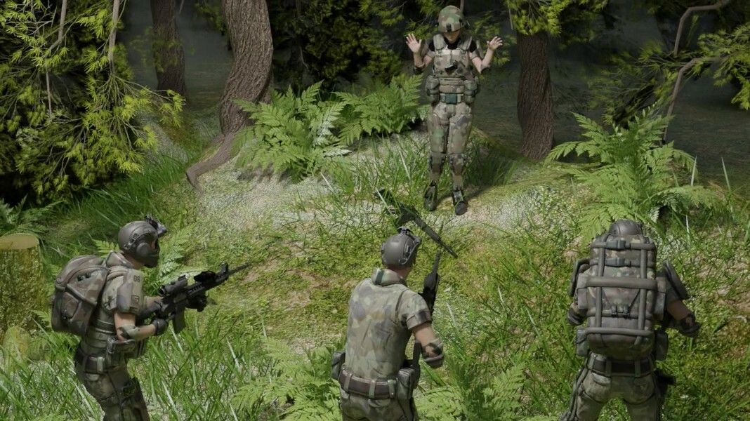 敗北の女兵士 - サンプル画像 1