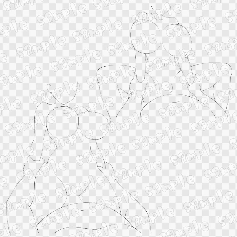 線画素材集［手］29 - サンプル画像 3