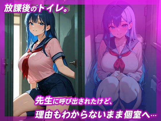 生徒指導の先生に弱みを握られた制服女子 トイレで中出し凌● - サンプル画像 1