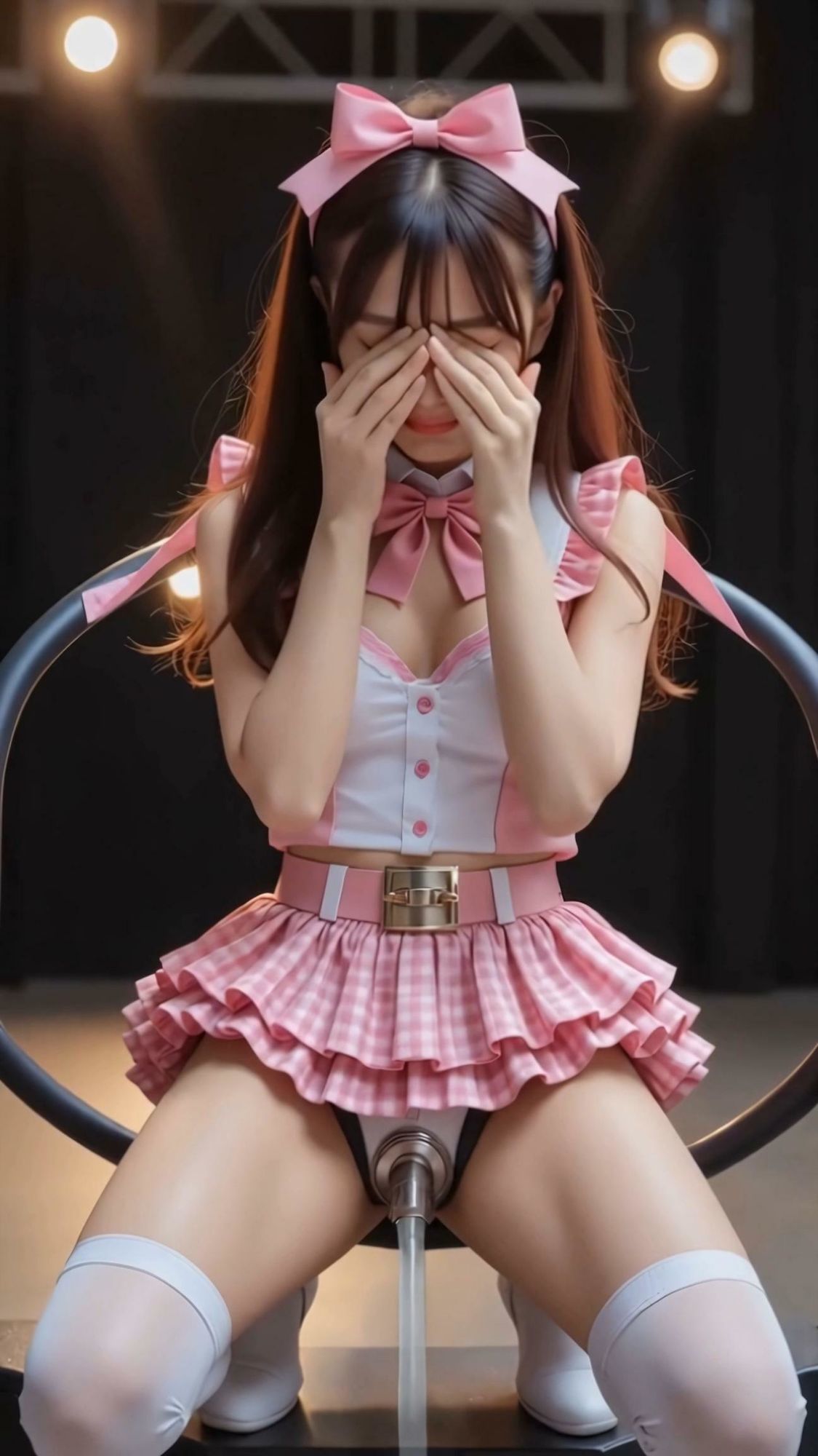 【動画】限界突破 精〇で投票！清純アイドルのお楽しみ抽選会 - サンプル画像 3