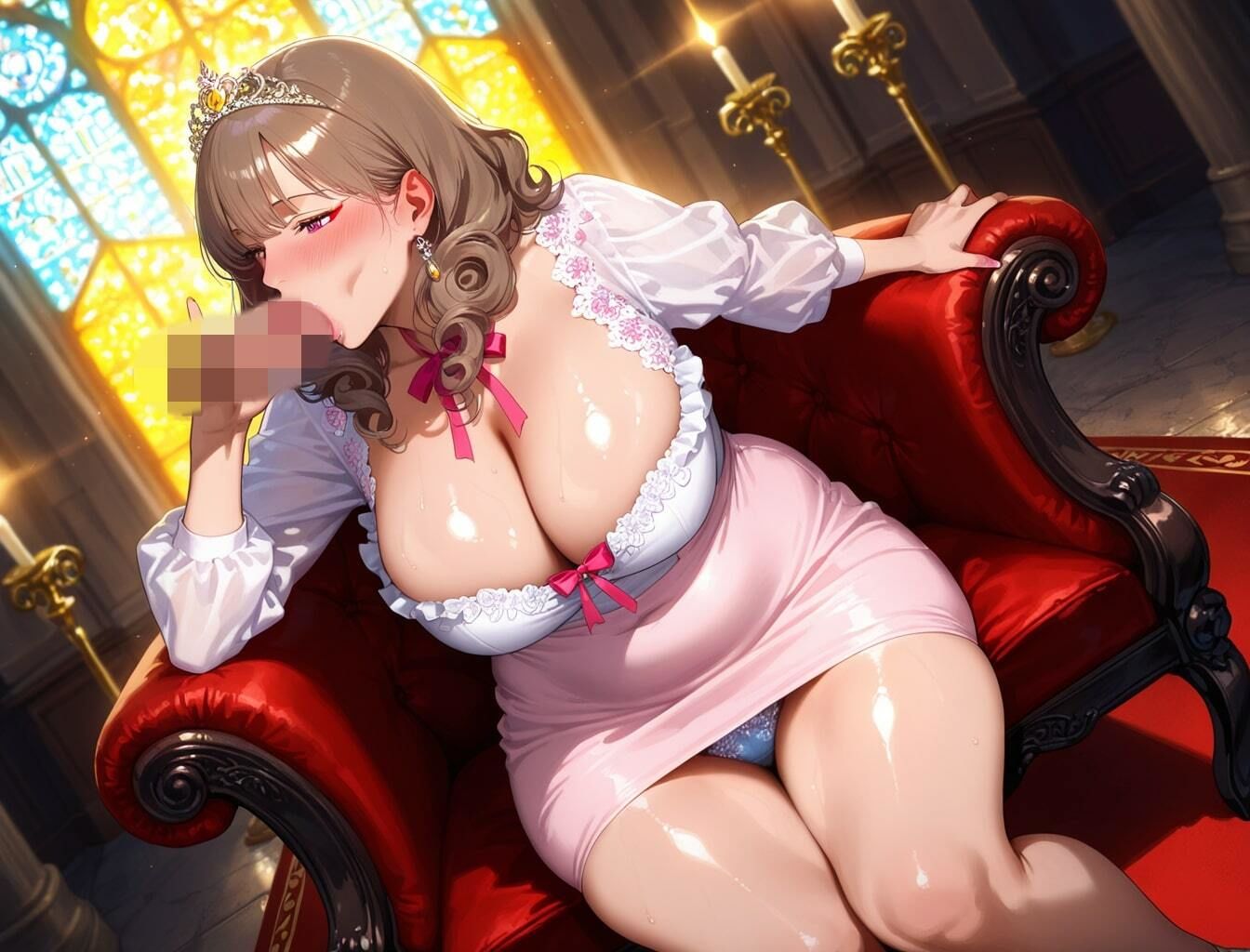 爆乳令嬢とメスイキ「性の舞踏会」 - サンプル画像 8