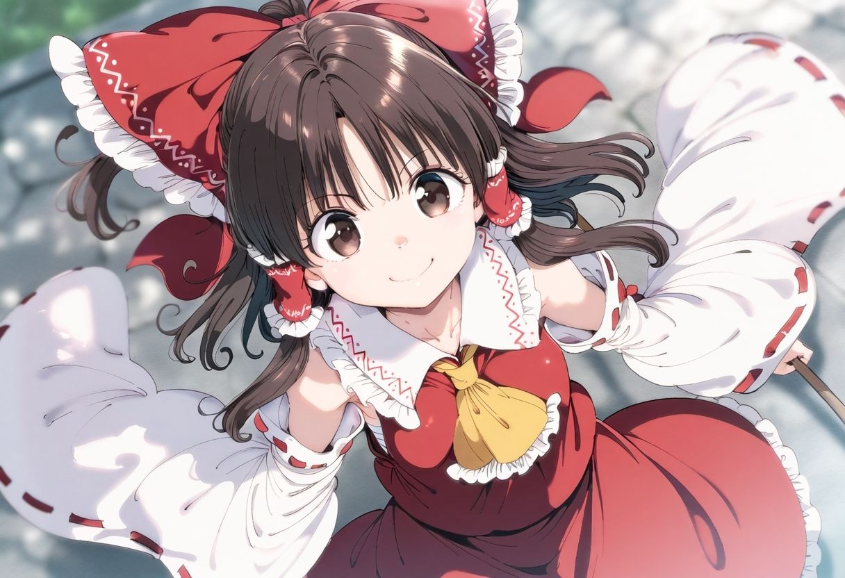 東方@博〇霊夢と仲良し - サンプル画像 1