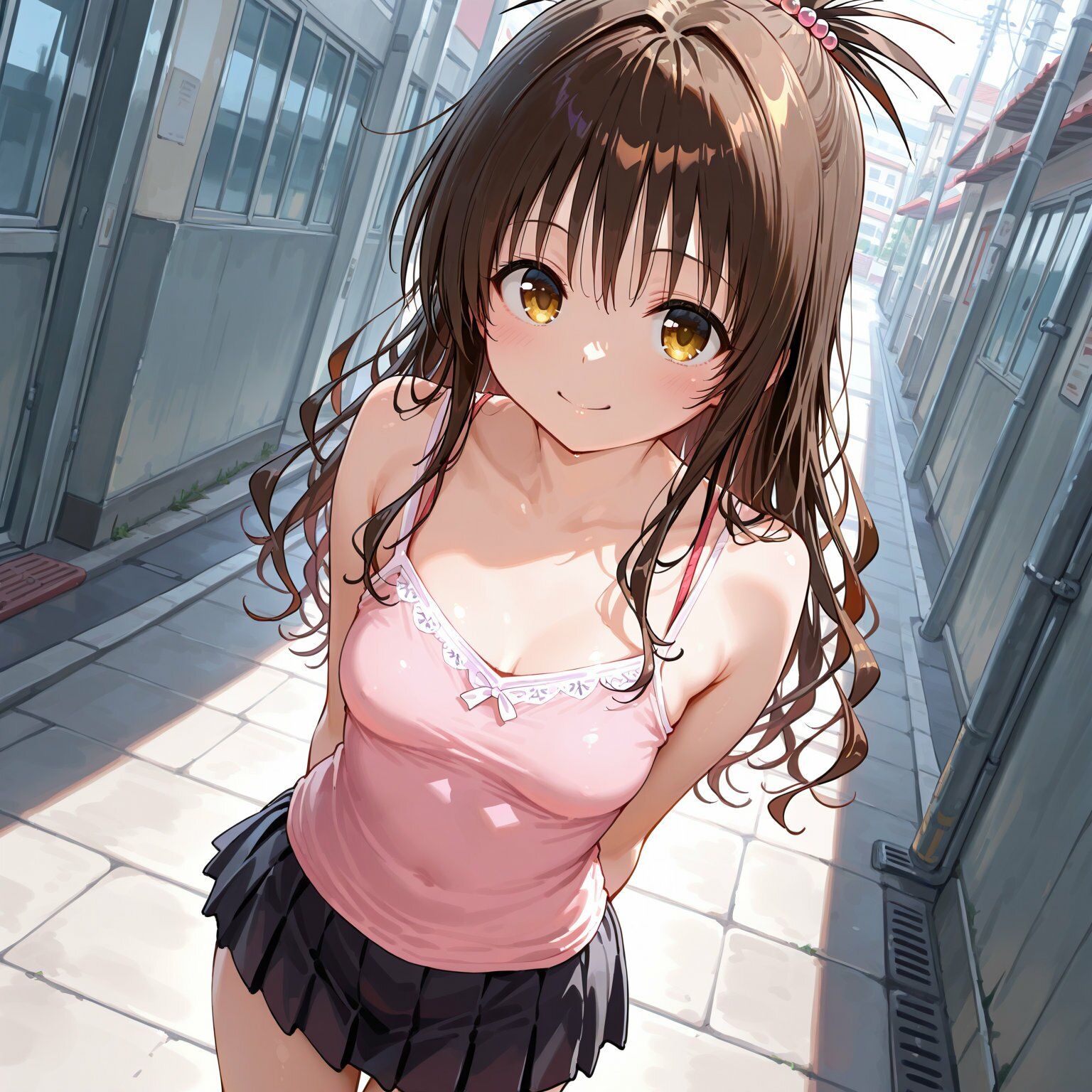 性処理ペット 〜私たちおじさんのオナホにされちゃいました〜 - 結◯美柑＆金◯の闇 - - サンプル画像 2