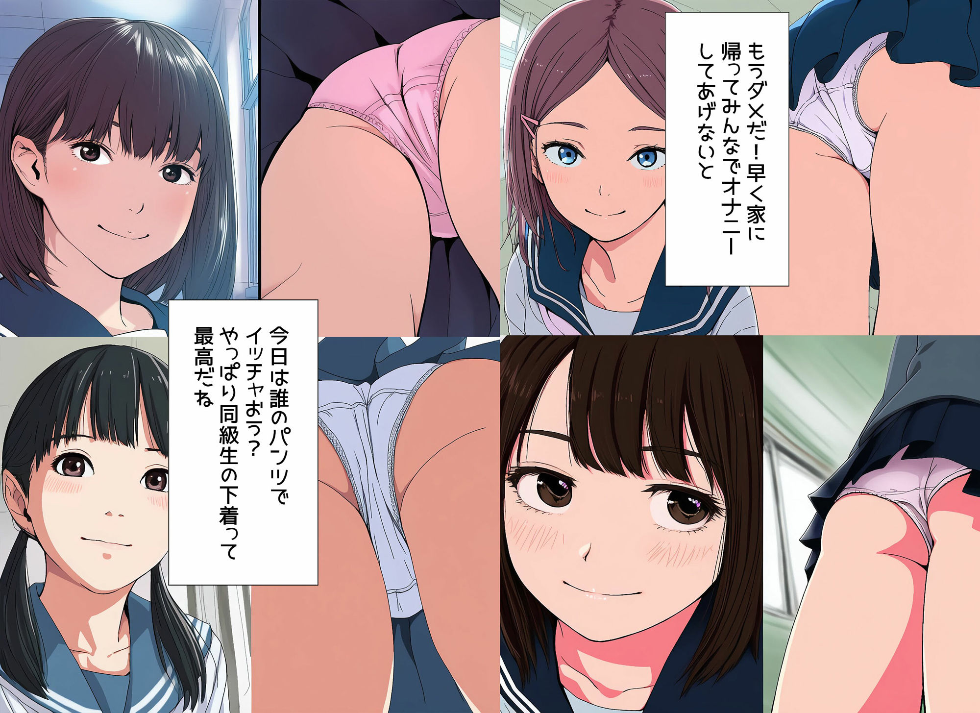 僕はクラスメイト全員の下着が見たい34  このローアングルこそが一番なんだ編 - サンプル画像 5