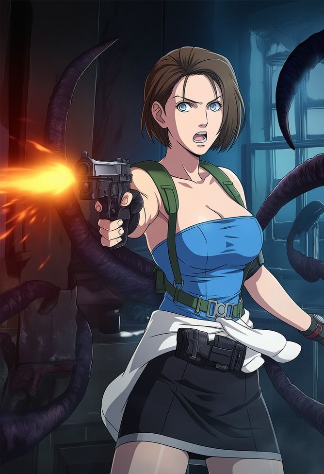 ジル vs ぬるぬる触手 - サンプル画像 4