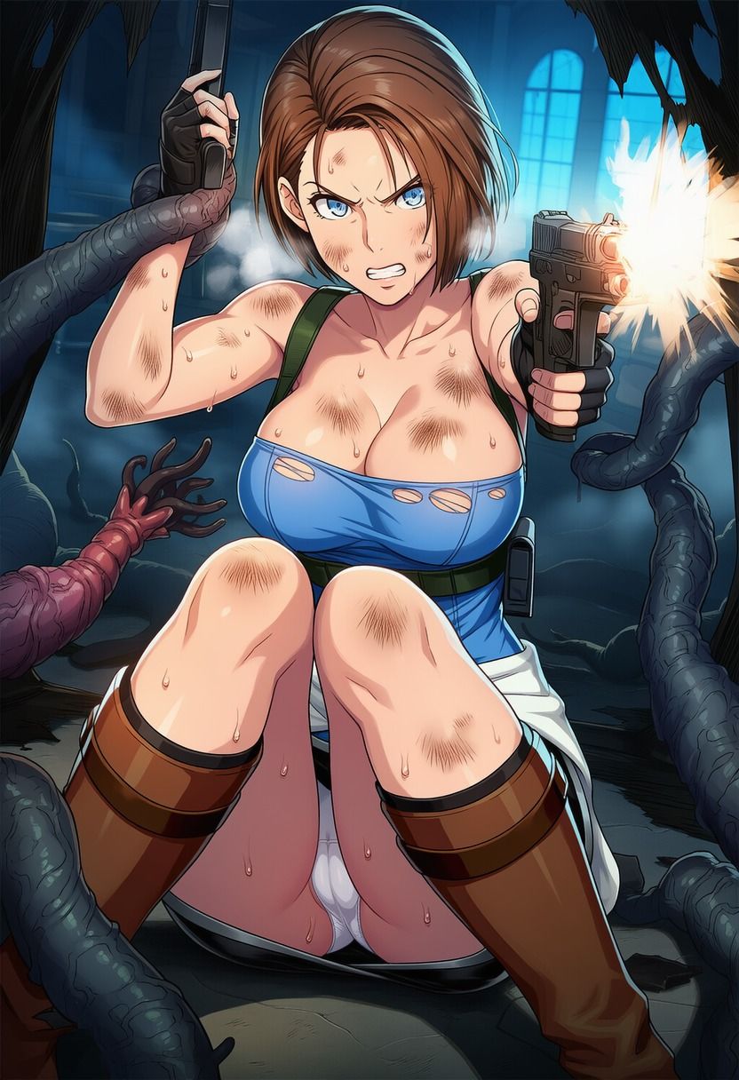 ジル vs ぬるぬる触手 - サンプル画像 5