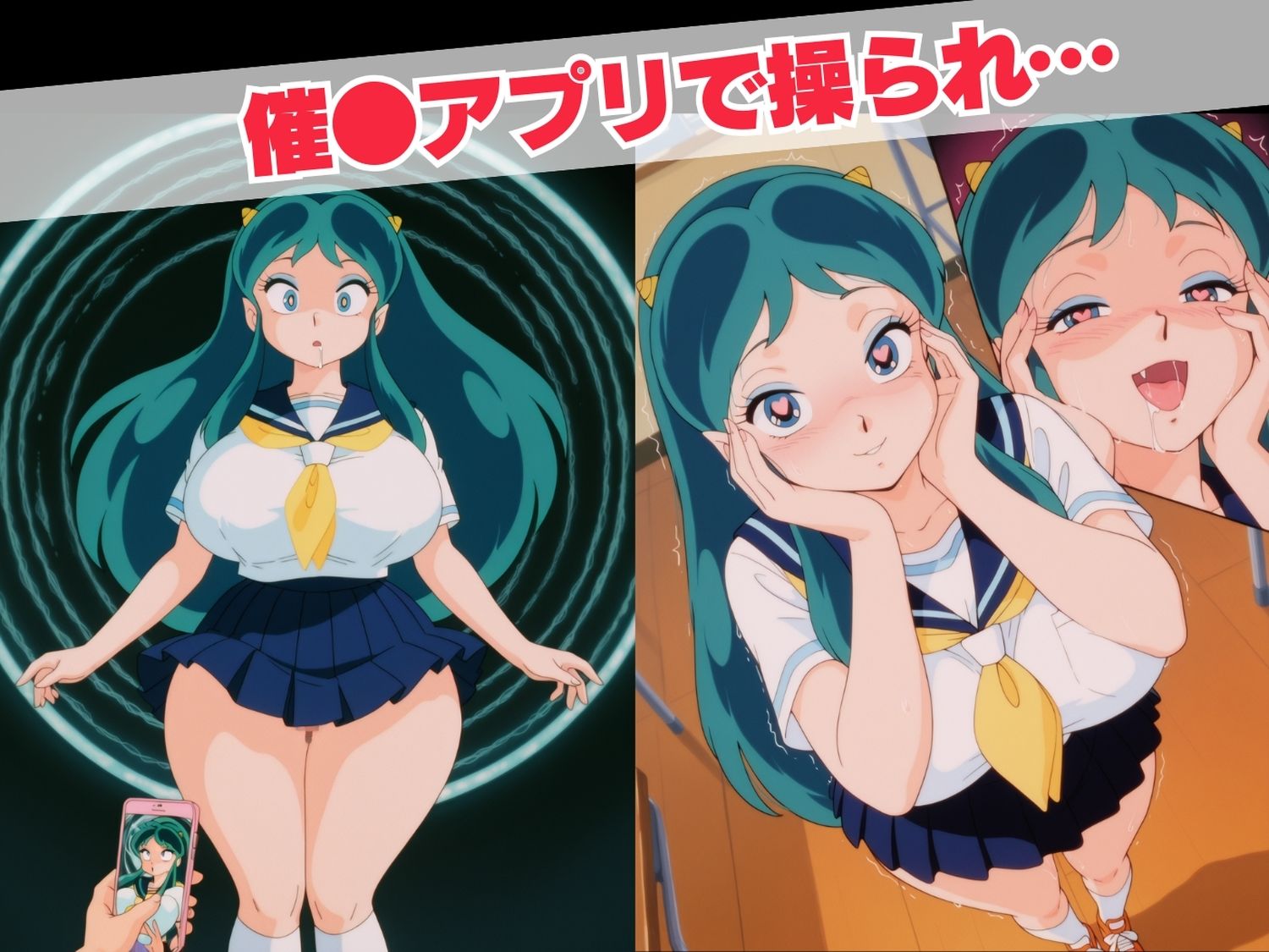 【催◯・寝取られ】もしも…L●mが、デカ尻＆爆乳だったら… - サンプル画像 1