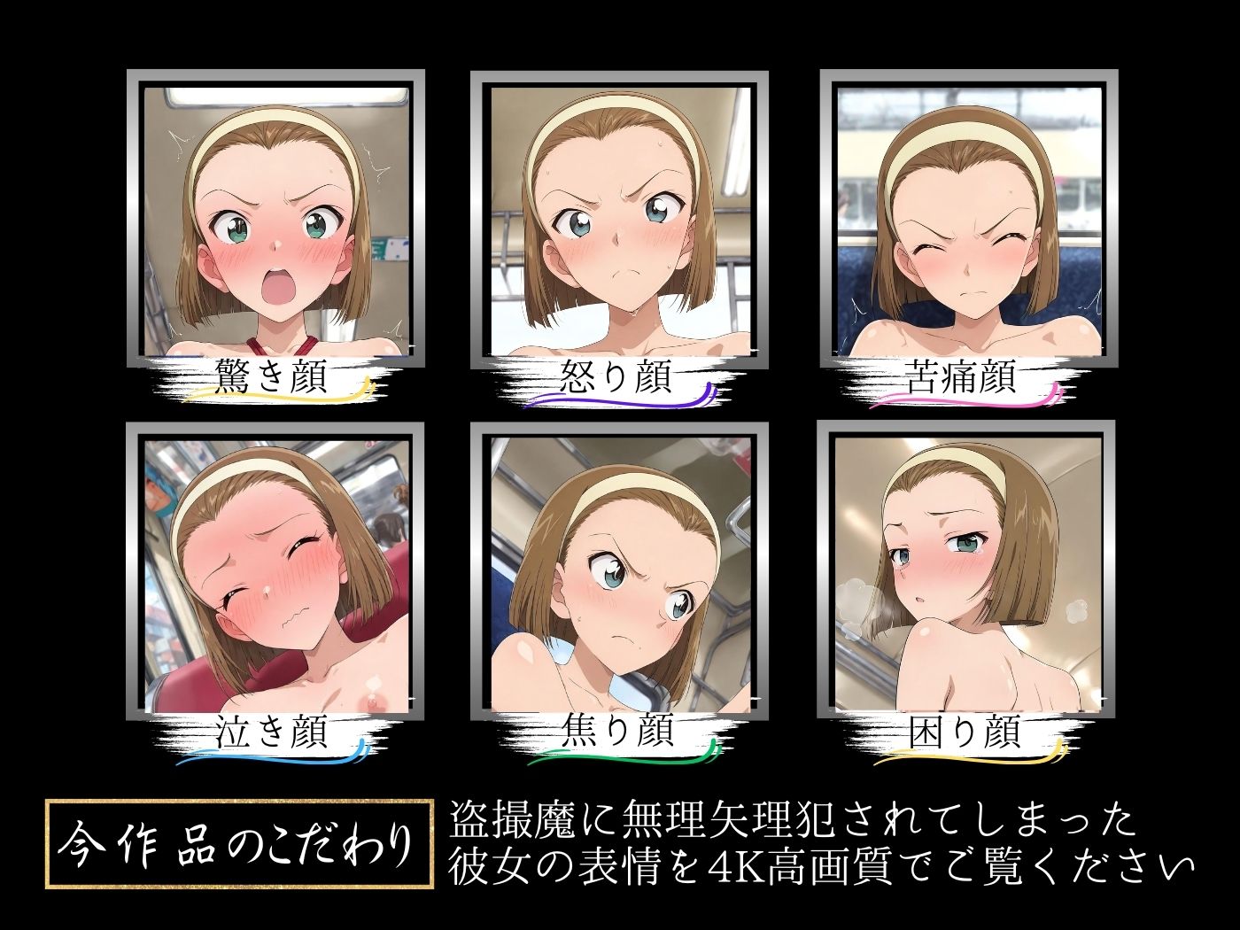 痴●バス〜パンツ盗撮を注意しただけなのに〜鈴木●子編 - サンプル画像 4