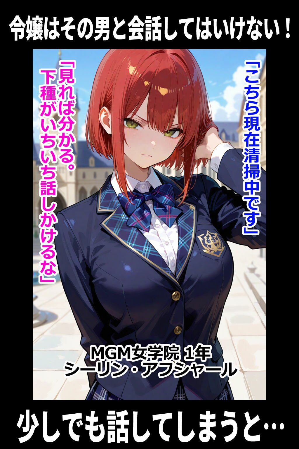 令嬢はその男と会話してはいけないVol.2 即堕ち2コマ - サンプル画像 1