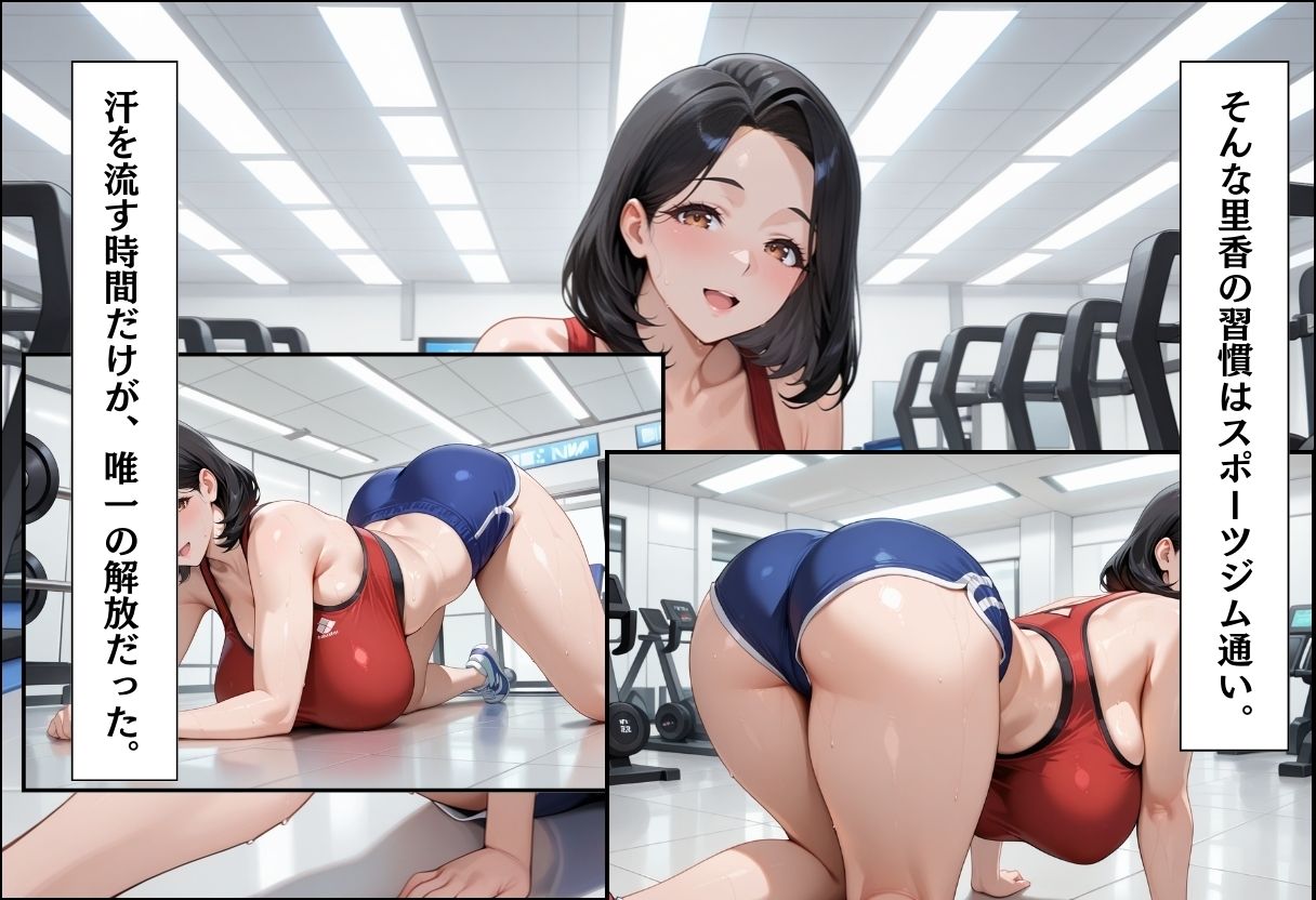 人妻キラーの俺が友達の爆乳ママを中出しで落とす話 〜ジム通い人妻編〜 - サンプル画像 4