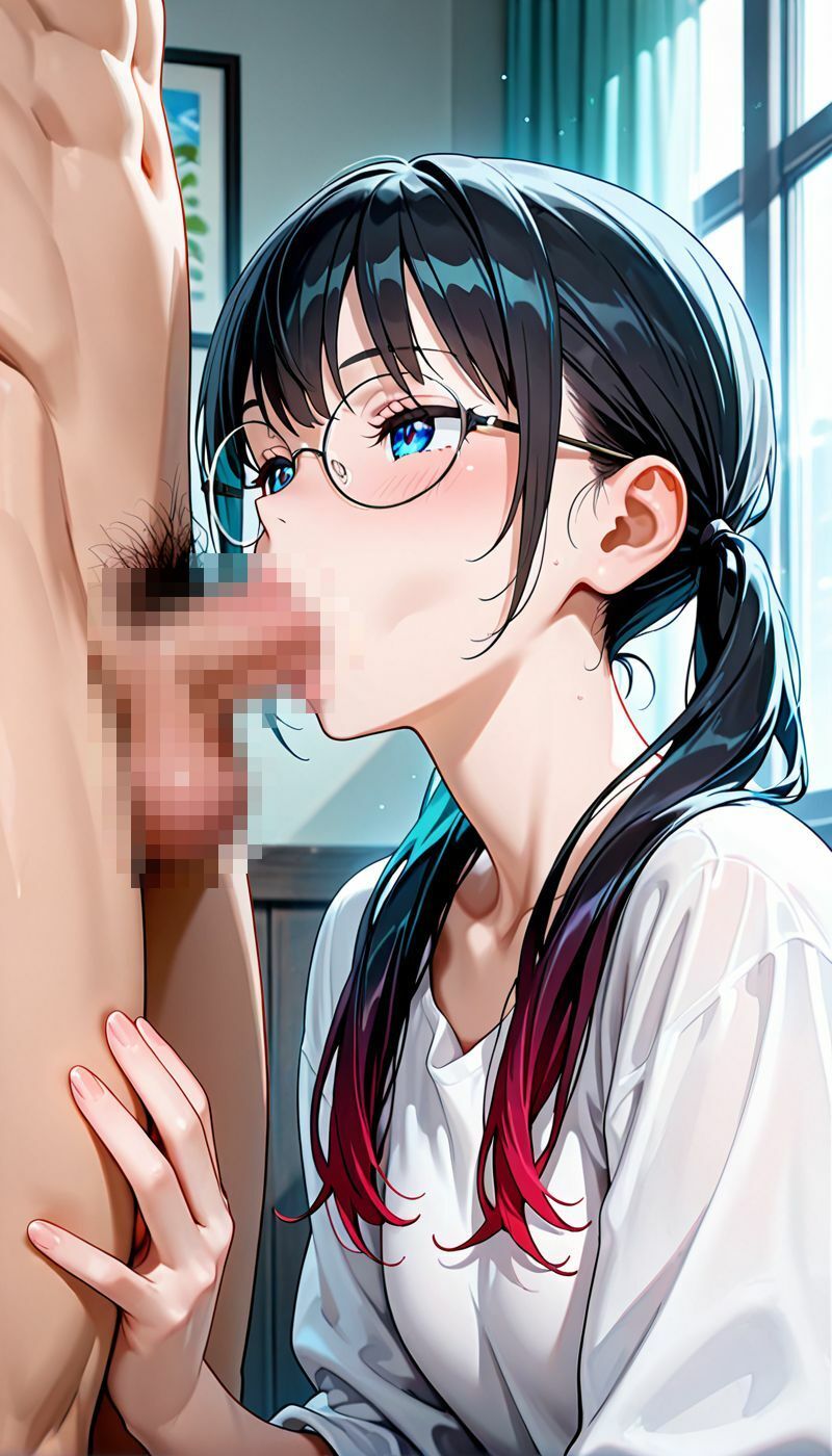 眼鏡っ娘の知的で甘いご奉仕えっち - サンプル画像 4