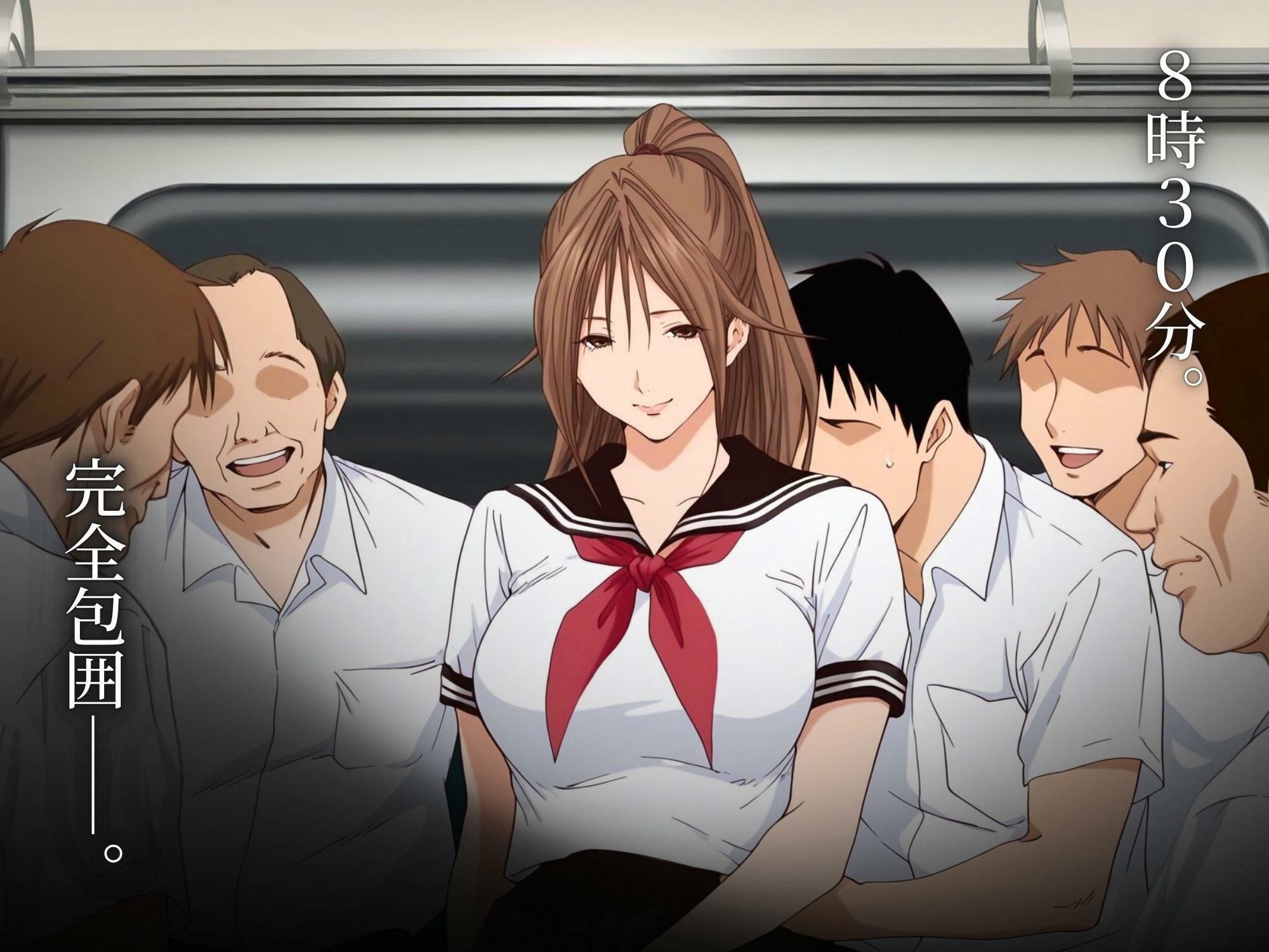 【新感覚同人作品】掲示板で集まった男達が巨乳ヒロインをハメ撮り投稿！ゲスの極みの一部始終「痴姦したったw」 - サンプル画像 9