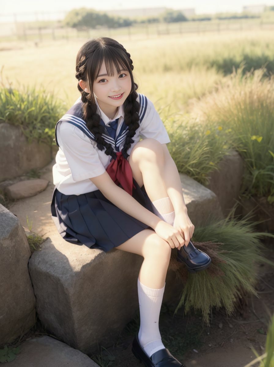 女子校生の放課後学園ライフ、全部見せます！朋絵ちゃん編  vol.2 - サンプル画像 1