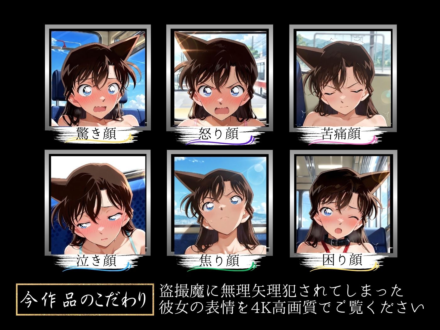 痴●バス〜パンツ盗撮を注意しただけなのに〜毛●蘭編 - サンプル画像 4