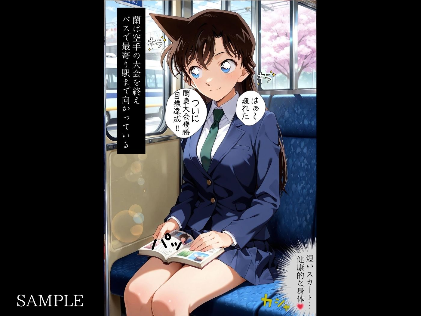 痴●バス〜パンツ盗撮を注意しただけなのに〜毛●蘭編 - サンプル画像 5