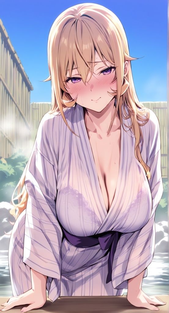 薙切えりな温泉旅行集 - サンプル画像 2