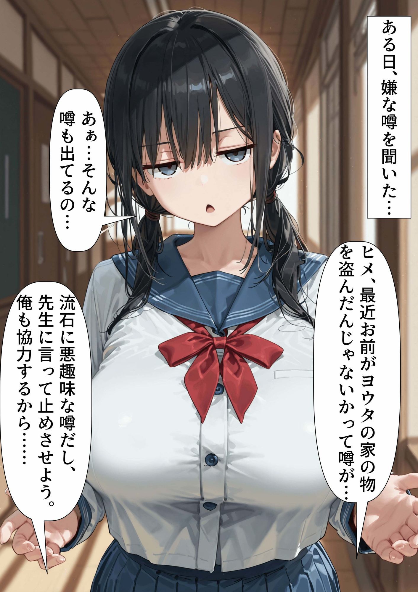 TS2作品セット（【人格上書き】クソ上司の人格が社内Aiロボに上書きされたゾ・ 【皮モノ】呪いのアイテム「皮針」の2作品を収録） - サンプル画像 5