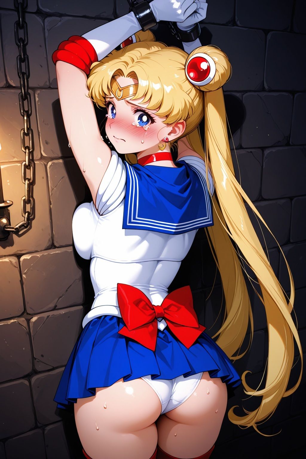 拘束セックス お仕置きマゾ覚醒 セー●ームーン - サンプル画像 5