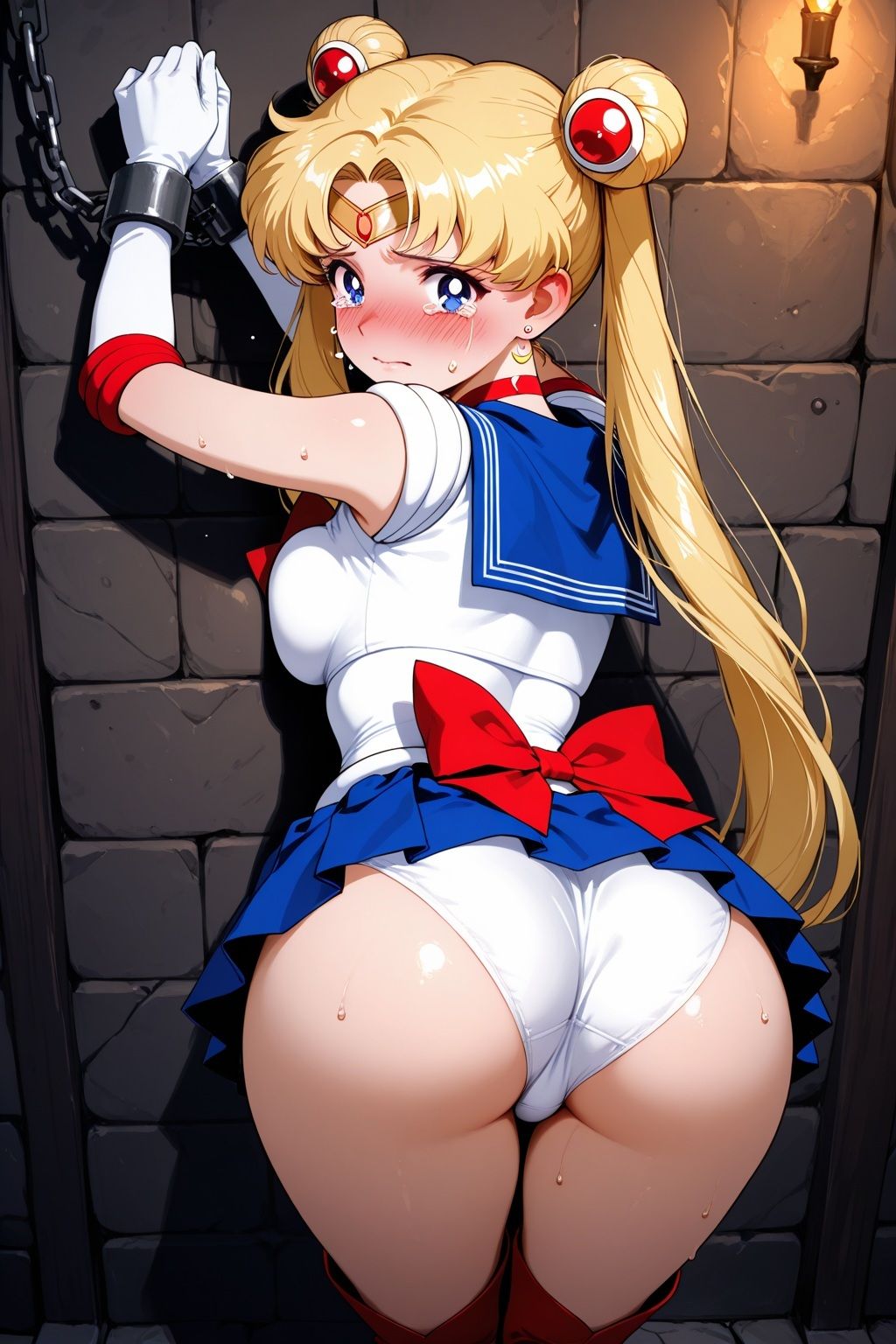 拘束セックス お仕置きマゾ覚醒 セー●ームーン - サンプル画像 6