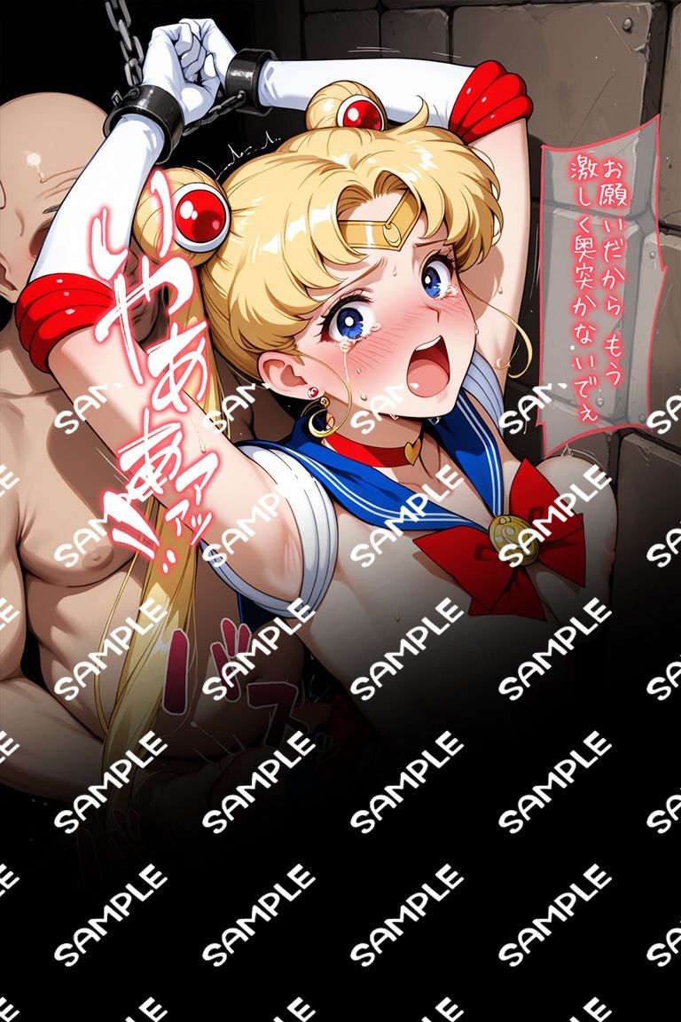 拘束セックス お仕置きマゾ覚醒 セー●ームーン - サンプル画像 8