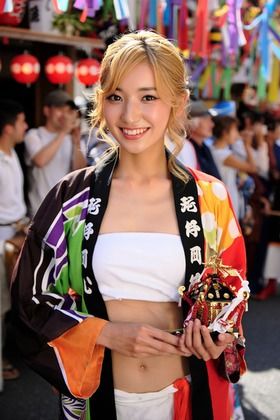 夏祭りはオッパイパラダイス - サンプル画像 1