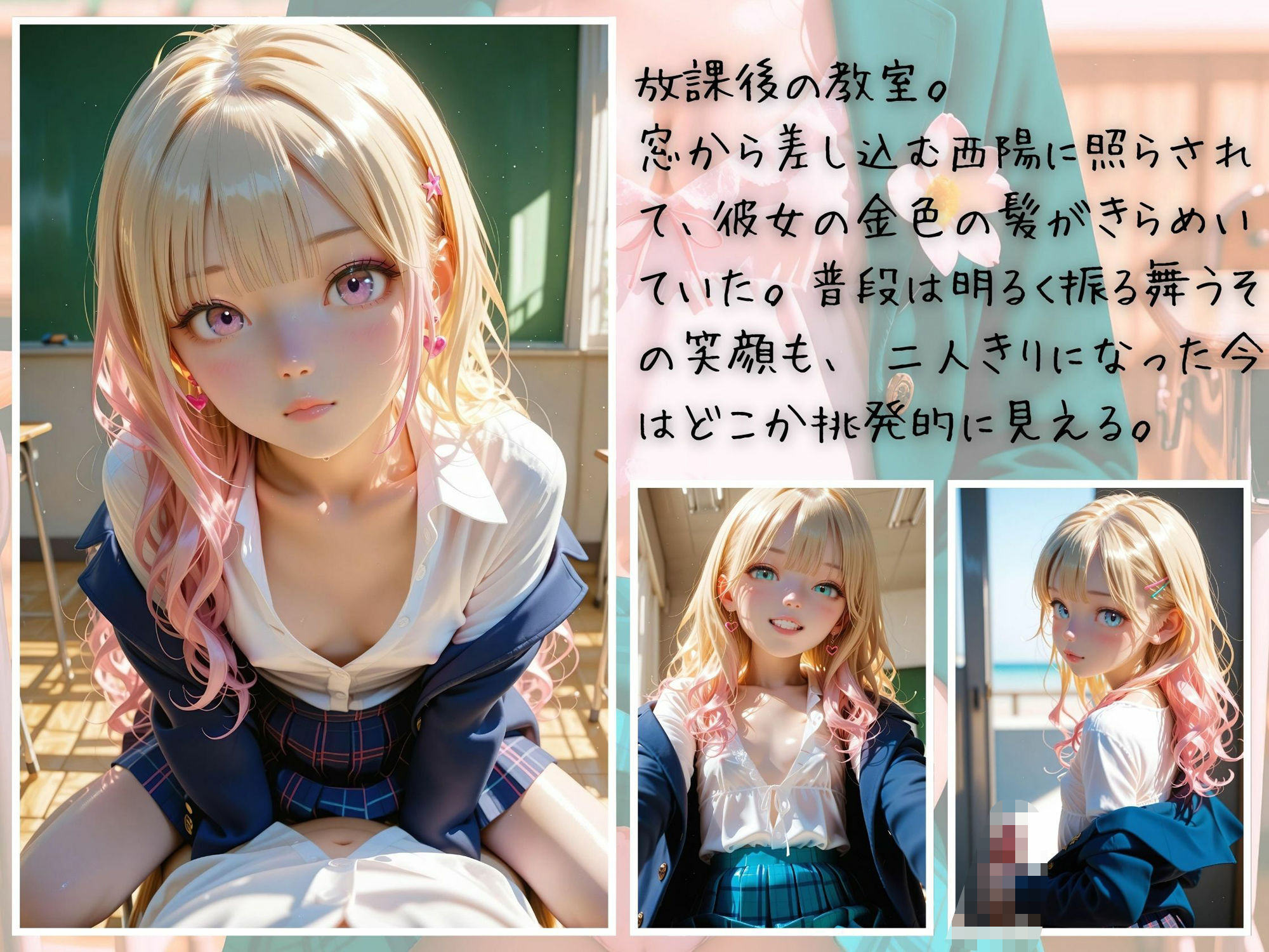 放課後リアル ＃07 〜金髪ギャルと放課後の誘惑〜 - サンプル画像 1