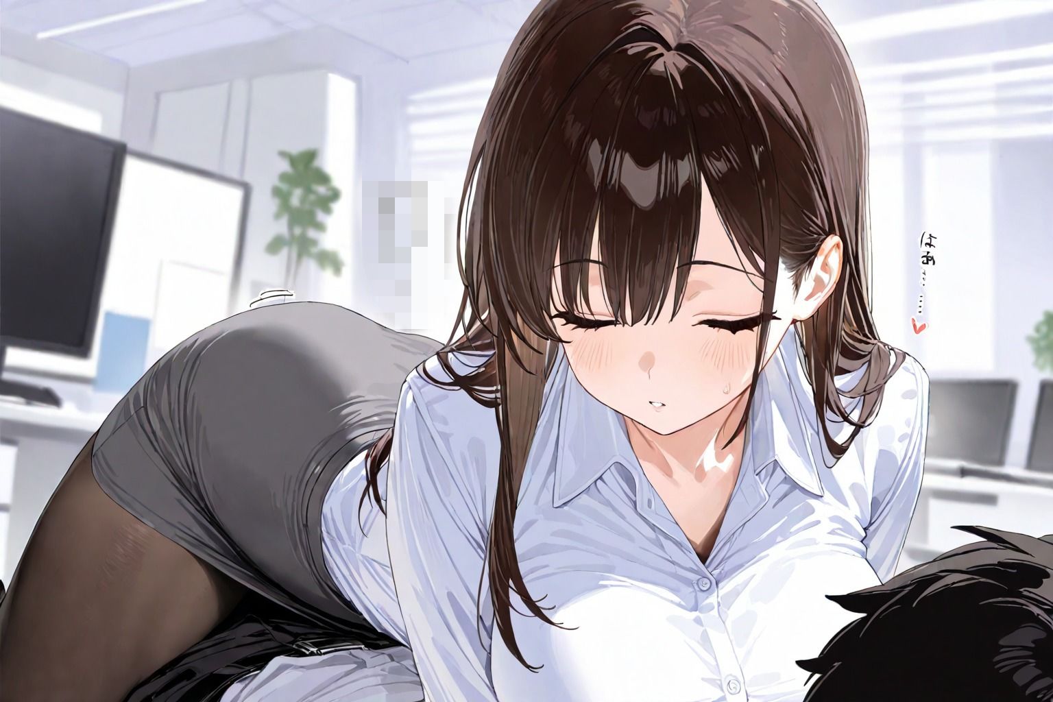 社畜OLたちの黒パンスト - サンプル画像 2