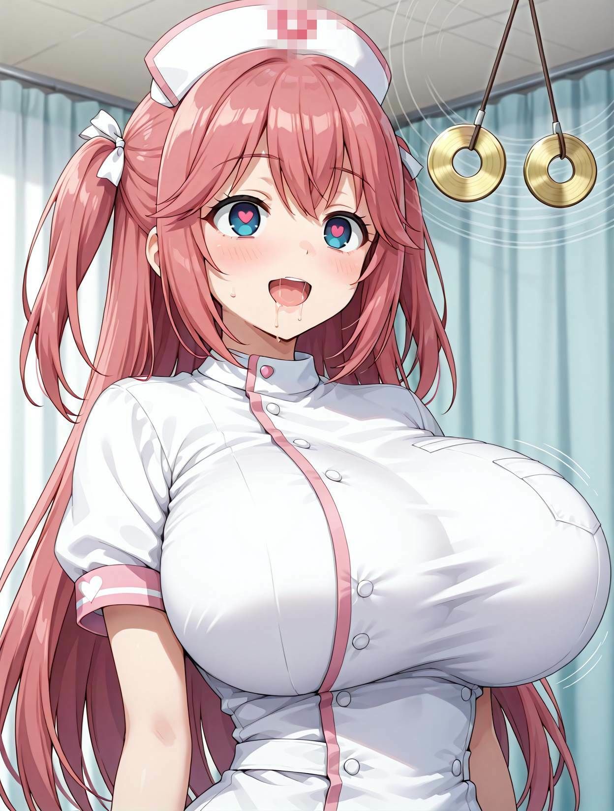 ナース佐倉◯里ちゃんに催◯をかけてアヘアヘえっちな治療をしてもらっちゃうCG集 - サンプル画像 1