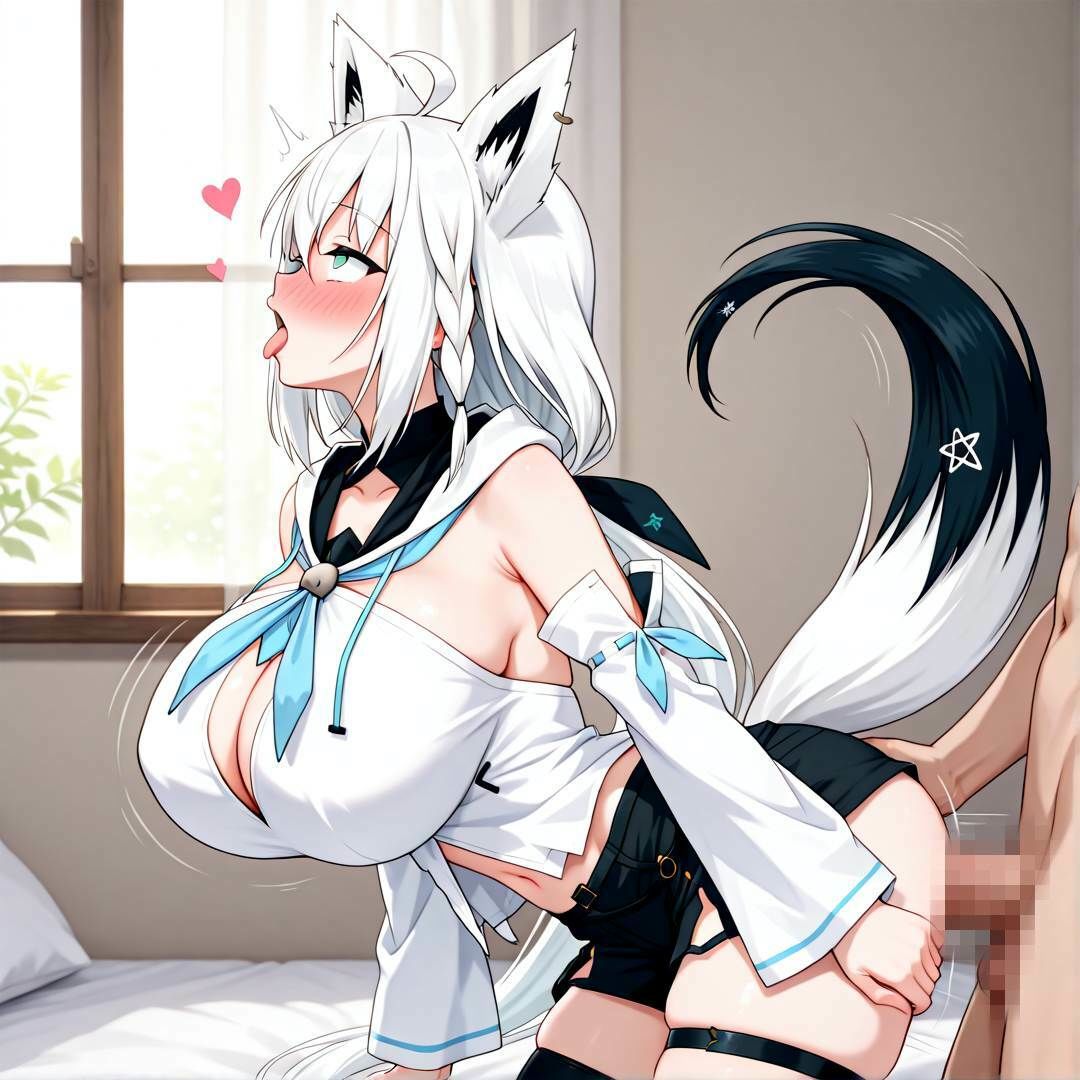 白上フ◯キとラブラブアヘ顔えっちCG集 - サンプル画像 6