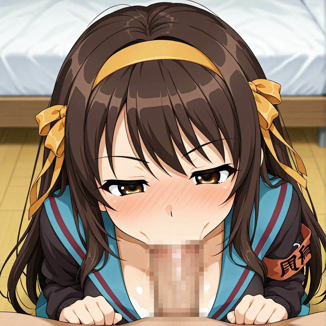 涼宮ハ◯ヒとラブラブアヘ顔えっちCG集 - サンプル画像 7