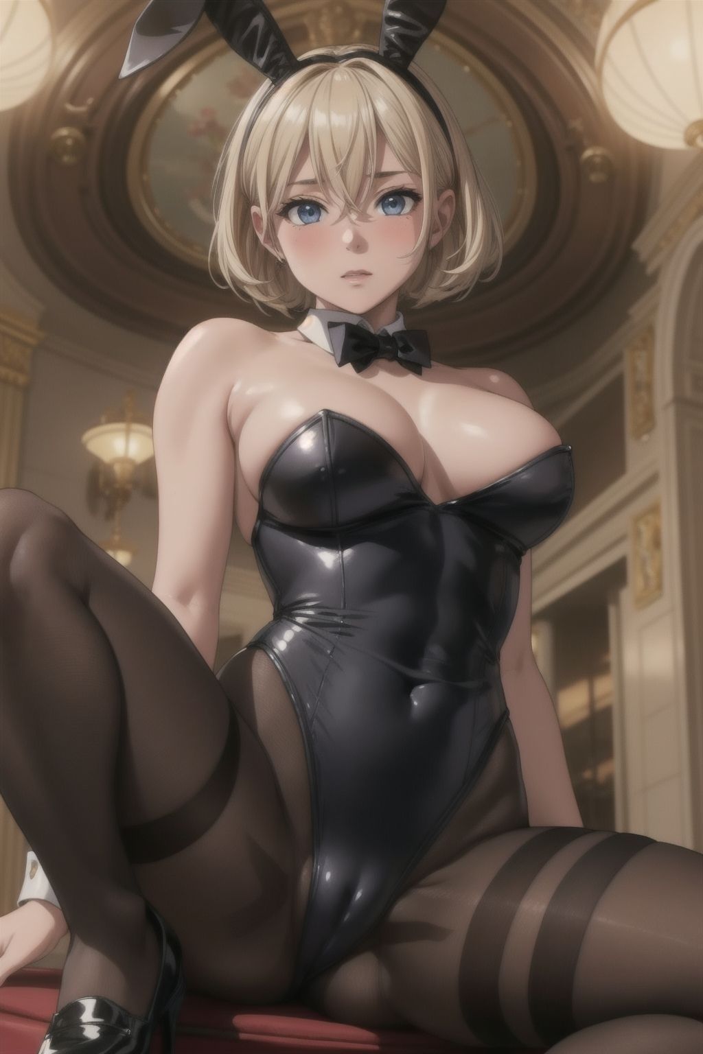 ブロンドショートのバニー - サンプル画像 2