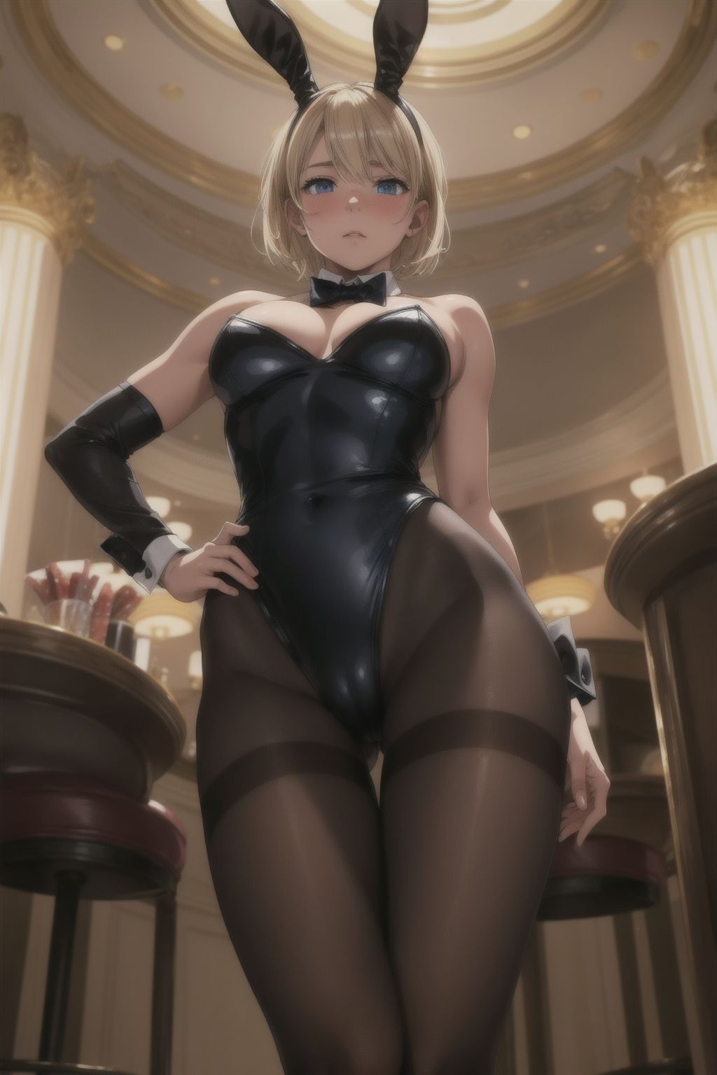 ブロンドショートのバニー - サンプル画像 4