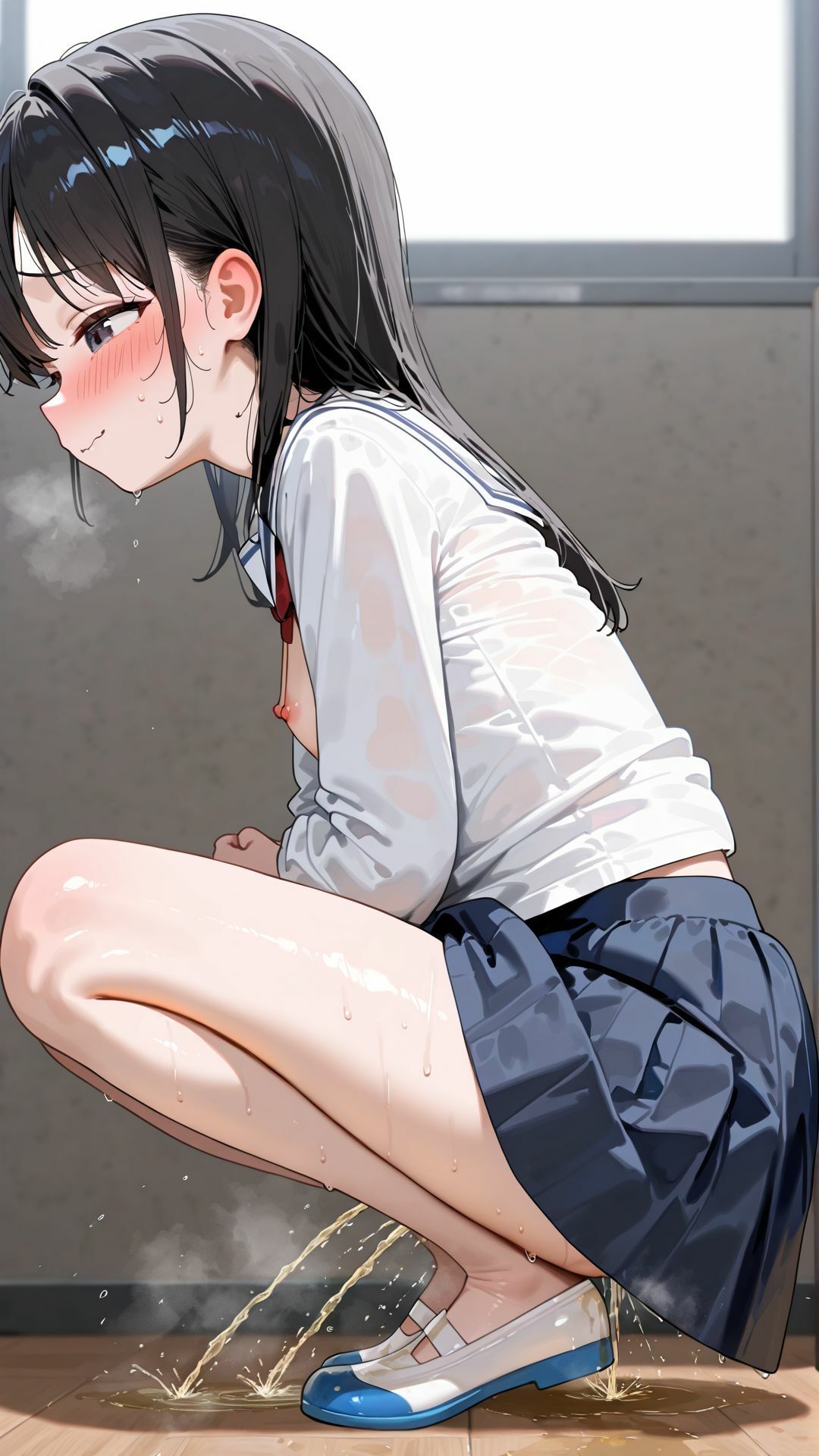 拘束して放尿する教育方針です＃1【調教】 - サンプル画像 2