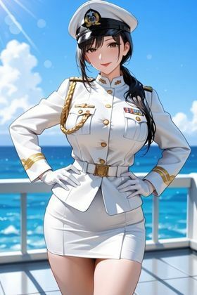 人妻海軍の航海快楽堕ち 〜出航前にヤッておきなさい〜 - サンプル画像 1