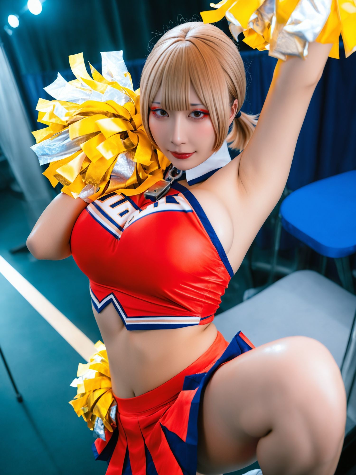 巨乳美女の汗と汁まみれエロチアリーディング - サンプル画像 2