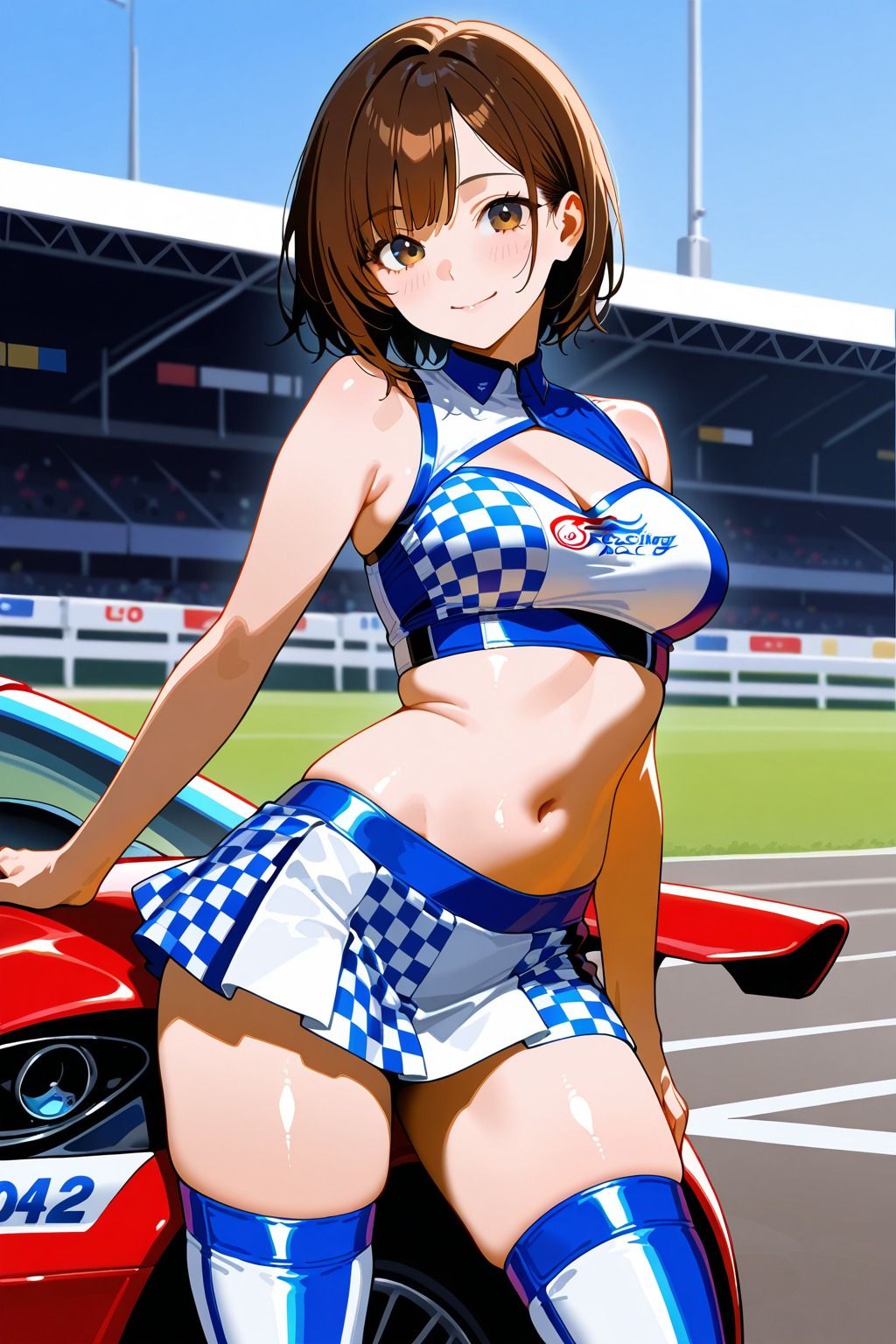 おま〇こで成り上がる！！レースクイーンの枕営業 - サンプル画像 1