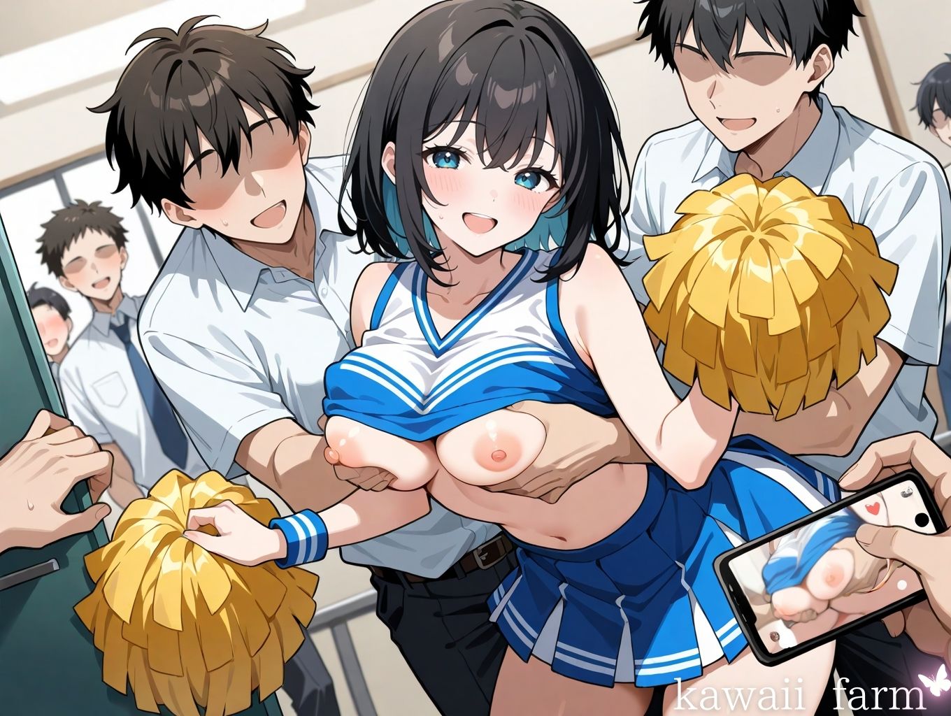 性欲まみれ チア部 ver. - サンプル画像 3