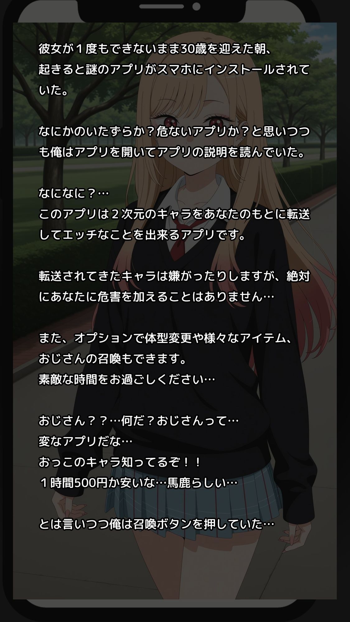 【一部セリフ付き】Deliサモ☆ 美少女とおじさん強●召喚アプリ - JKコスプレイヤー編 - - サンプル画像 1