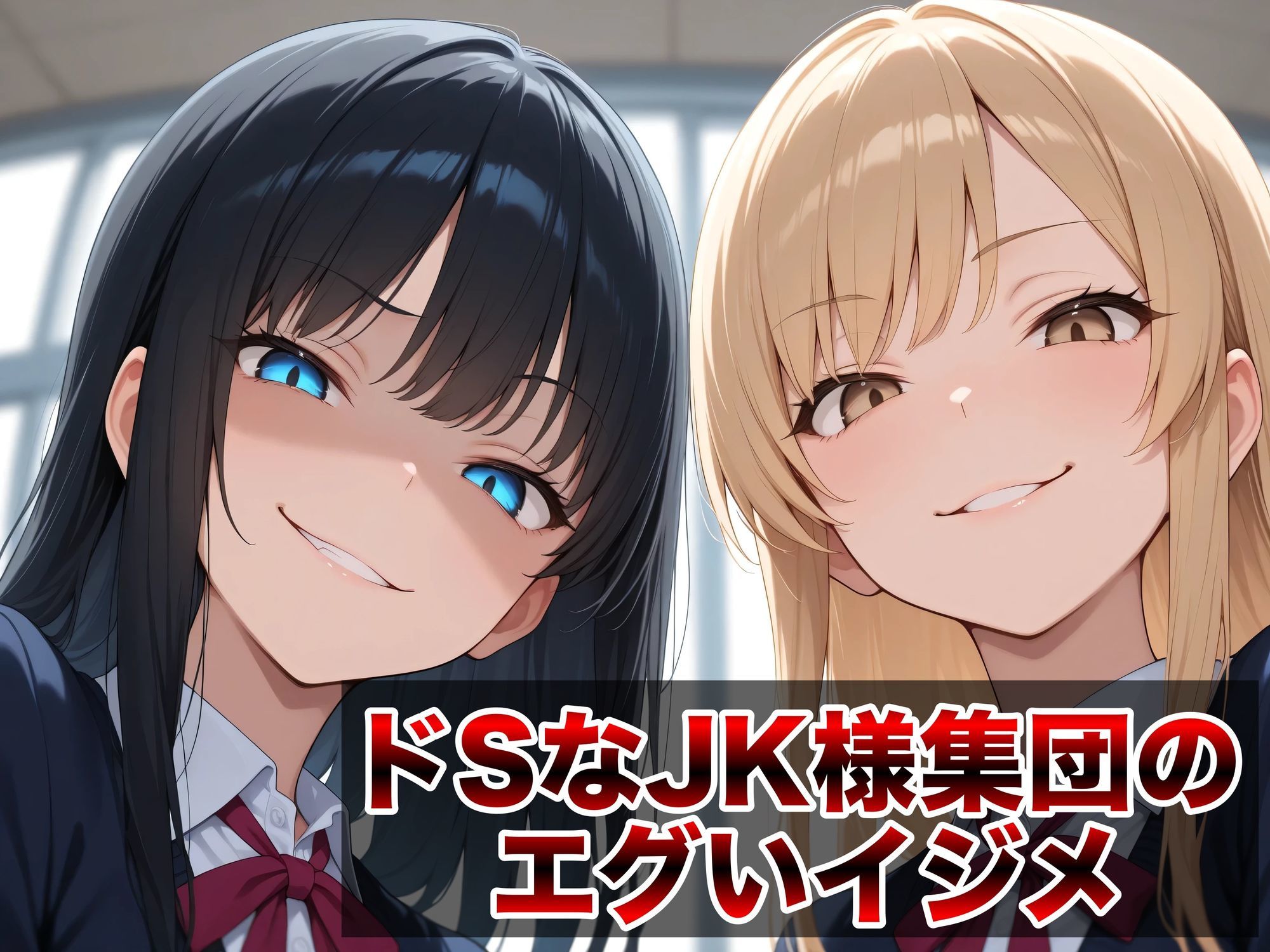 ドSなJK様集団のエグいイジメ - サンプル画像 1