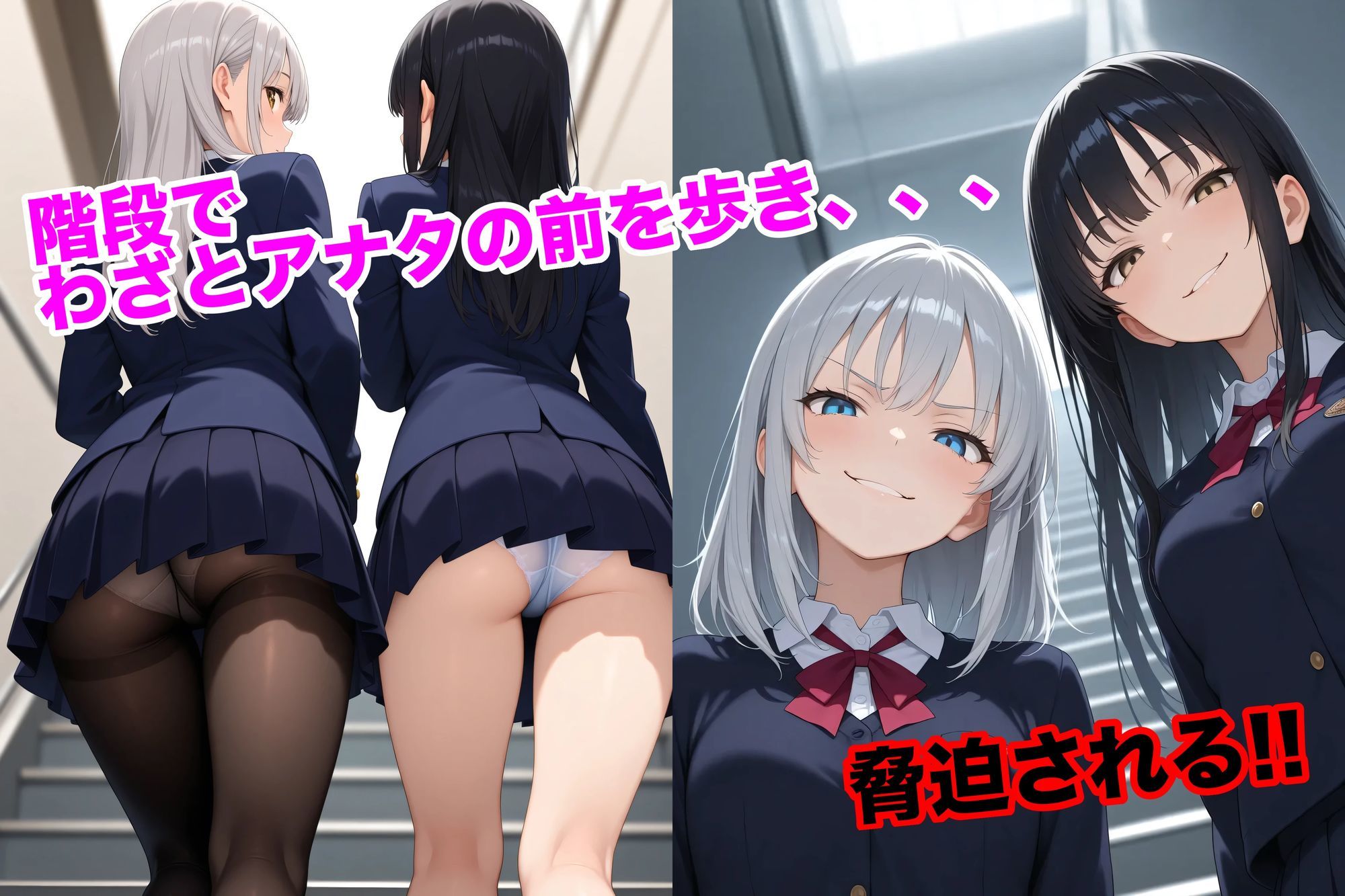 ドSなJK様集団のエグいイジメ - サンプル画像 2