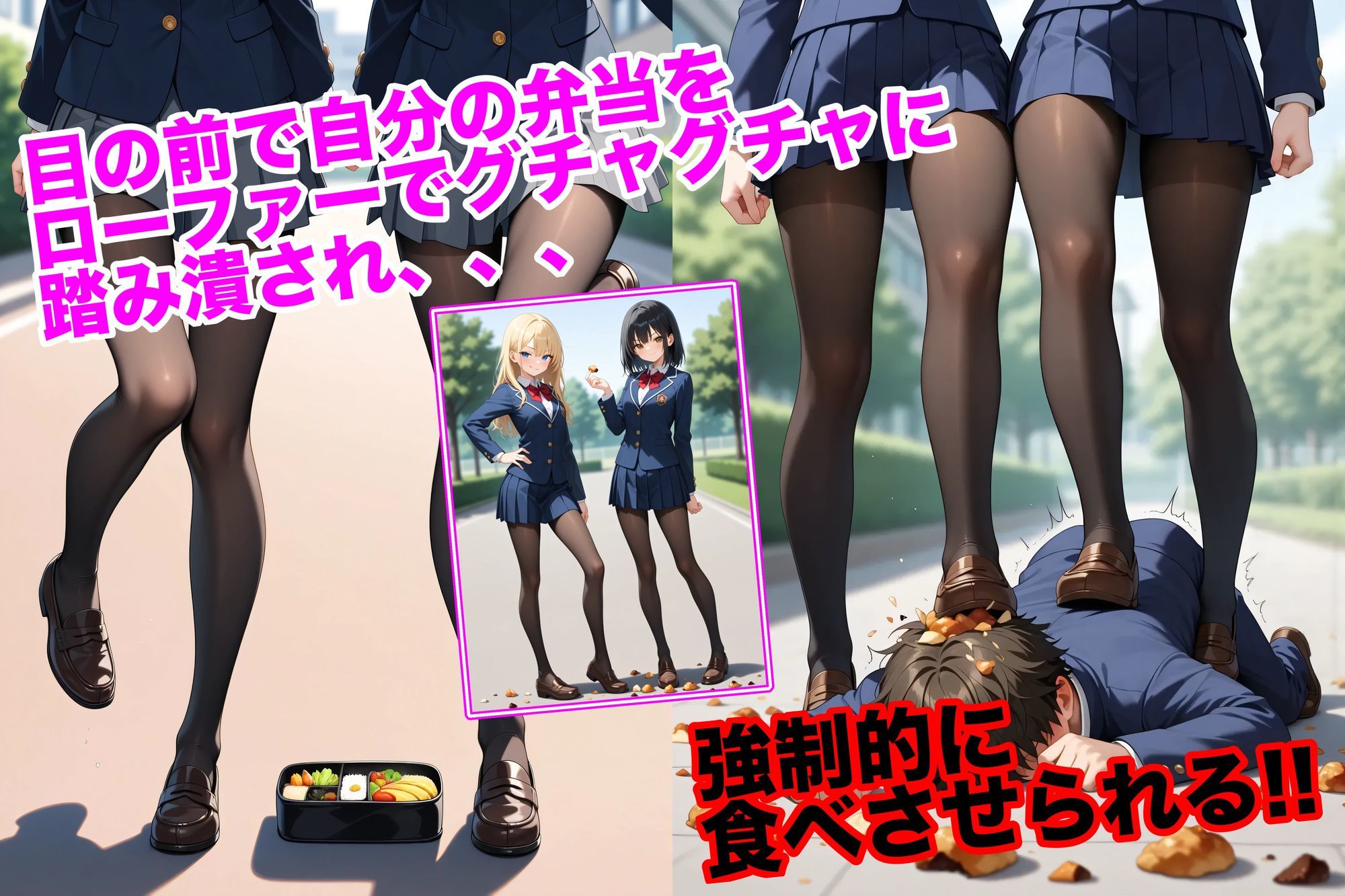 ドSなJK様集団のエグいイジメ - サンプル画像 4